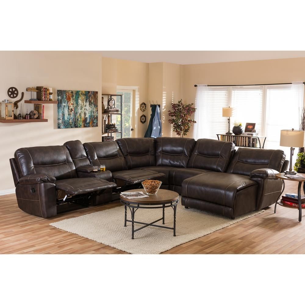 Sectionals – Living Room Furniture – The Home Depot With Regard To Jobs Oat 2 Piece Sectionals With Left Facing Chaise (View 17 of 30)