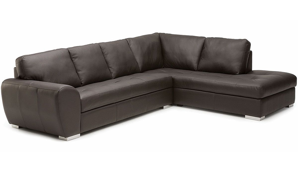 Shop For Sectionals | Sectional Couches | Abt Throughout Burton Leather 3 Piece Sectionals With Ottoman (View 14 of 30)