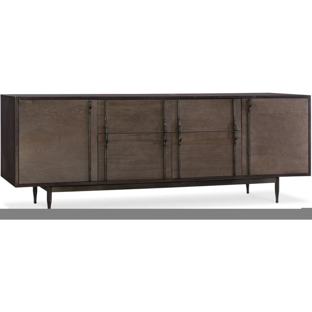 Shop Hooker Furniture 5587 85001 Dkw 78 Inch Wide Hardwood Buffet With Natural Oak Wood 78 Inch Sideboards (View 2 of 30)