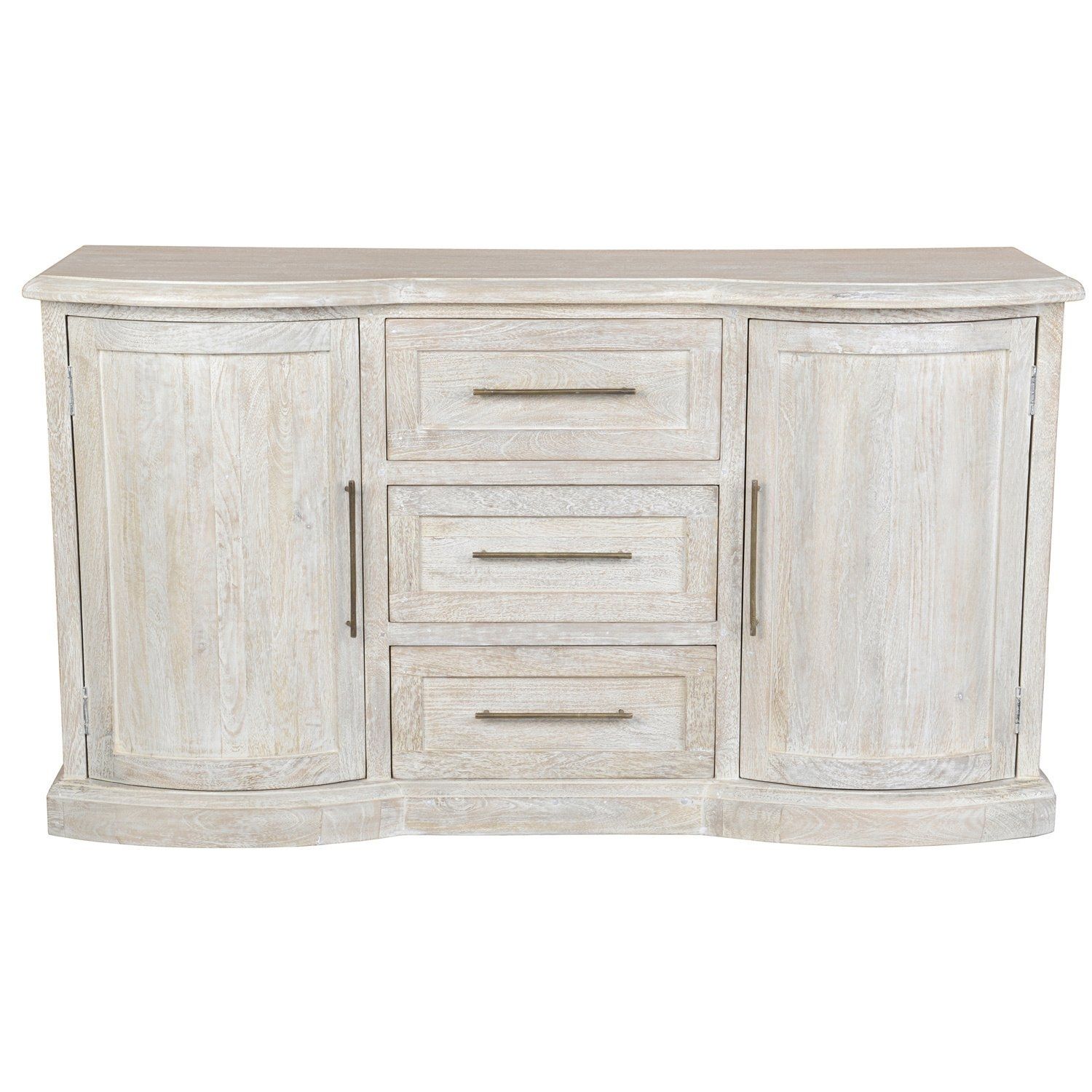 Shop Norman Antique White Sideboardkosas Home – Free Shipping With Natural Oak Wood 78 Inch Sideboards (View 17 of 30)