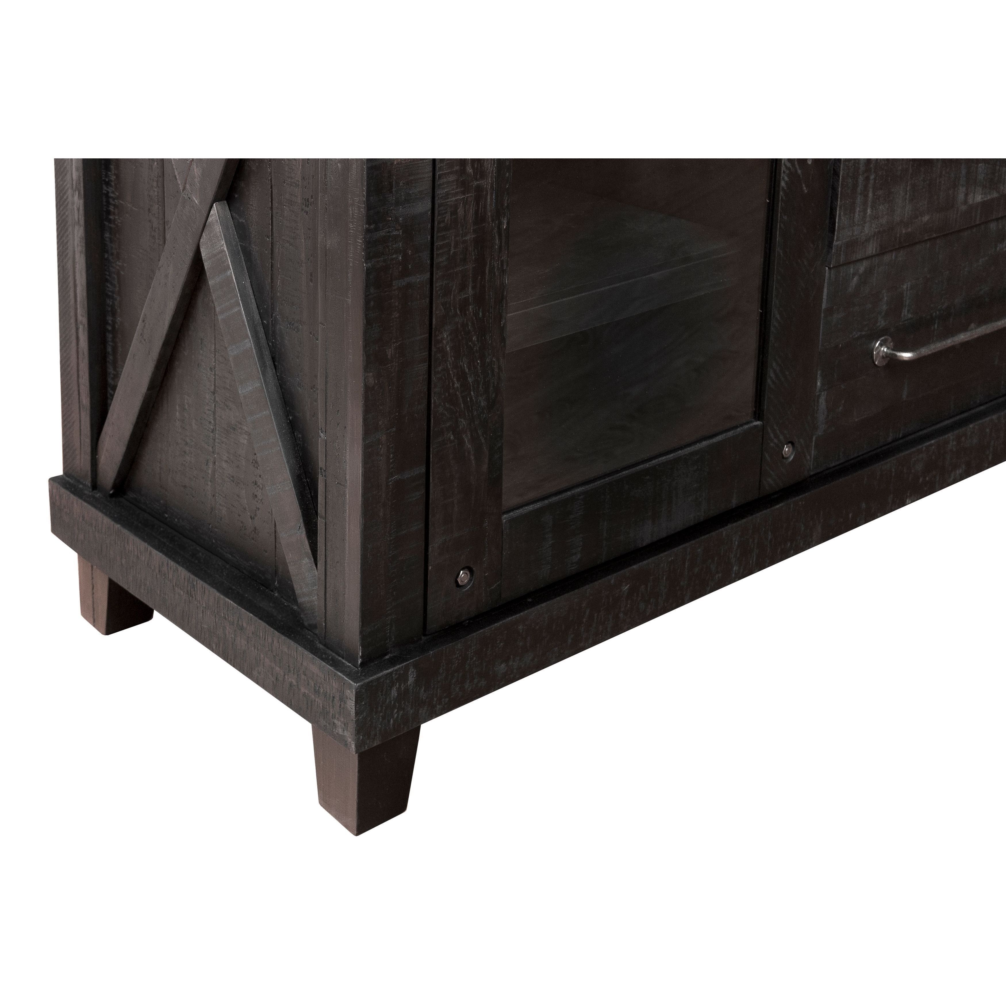 Shop Solid Pine Industrial Wood Sideboard – Free Shipping Today Pertaining To Rustic Black &amp; Zebra Pine Sideboards (View 7 of 30)