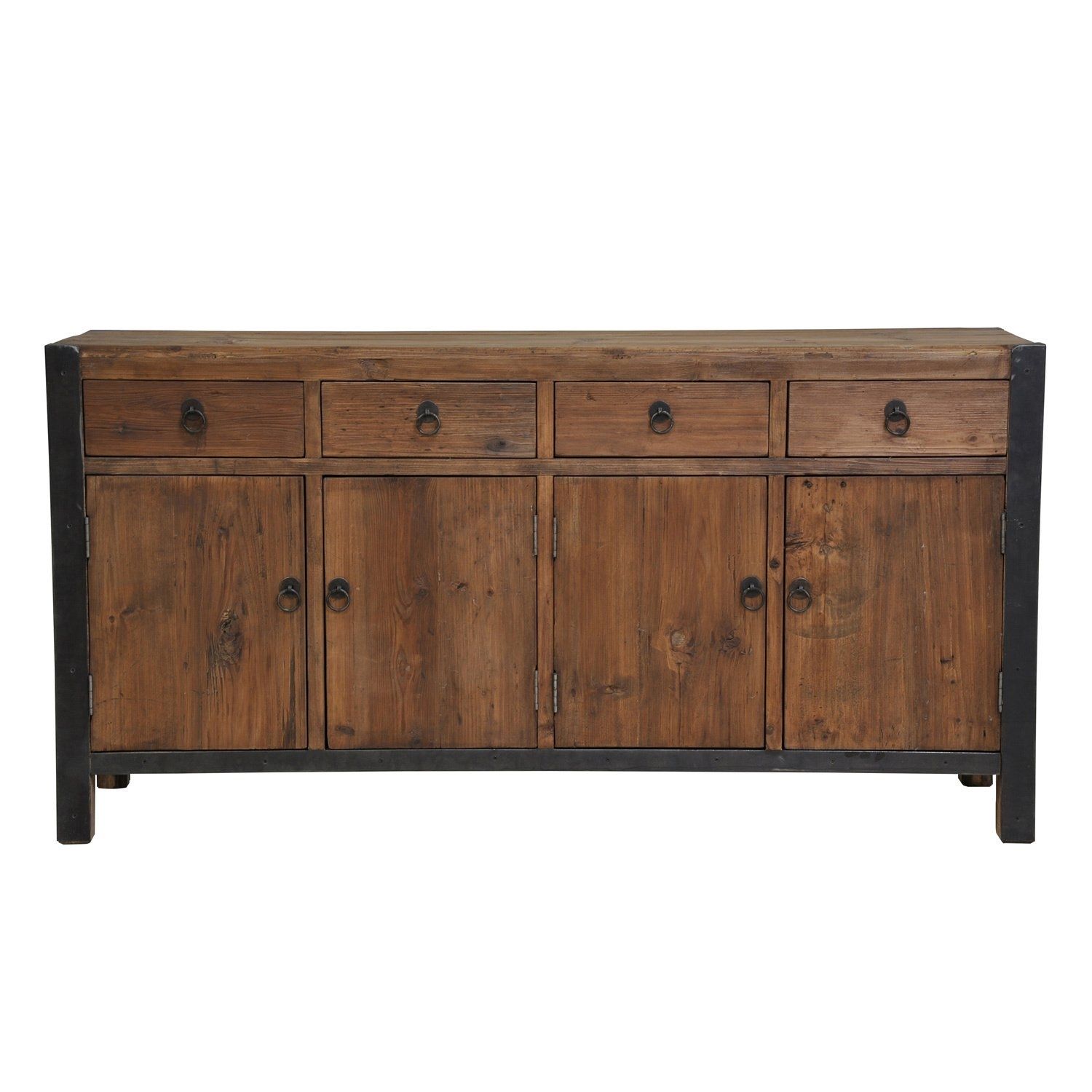 Shop Willow Reclaimed Wood And Iron 70 Inch Buffetkosas Home With Reclaimed Pine &amp; Iron 72 Inch Sideboards (View 6 of 30)