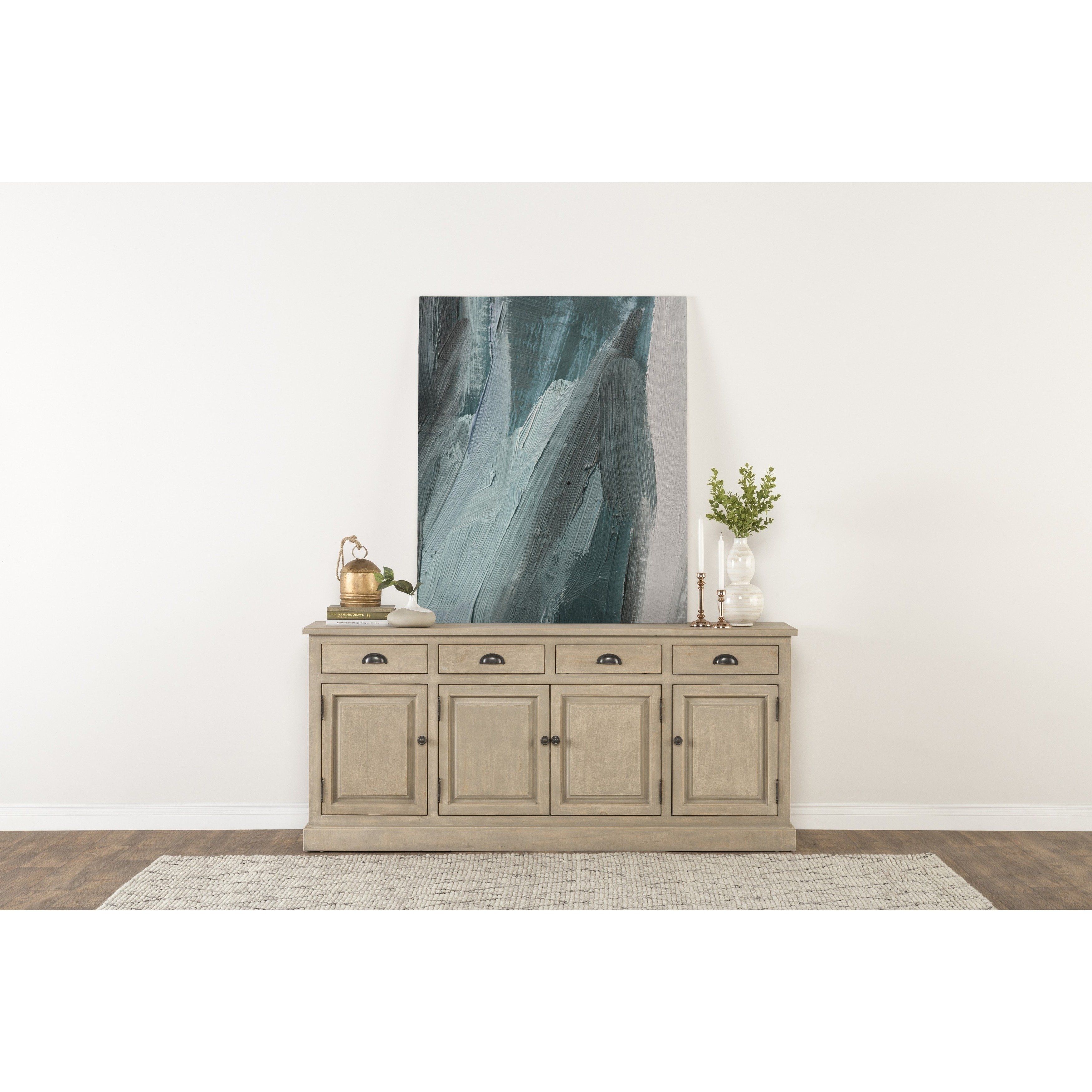 Shop Wilson Reclaimed Wood 79 Inch Sideboardkosas Home – Free In Natural Oak Wood 78 Inch Sideboards (View 26 of 30)