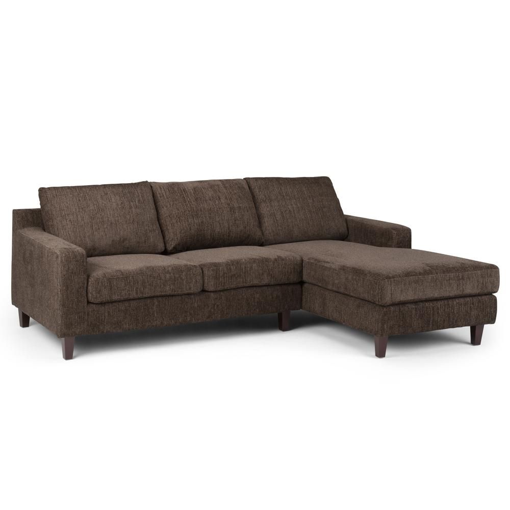 Simpli Home Marisa Deep Umber Brown Sectional Axcmrs 04 Dub – The Intended For Marissa Ii 3 Piece Sectionals (Photo 1 of 30)