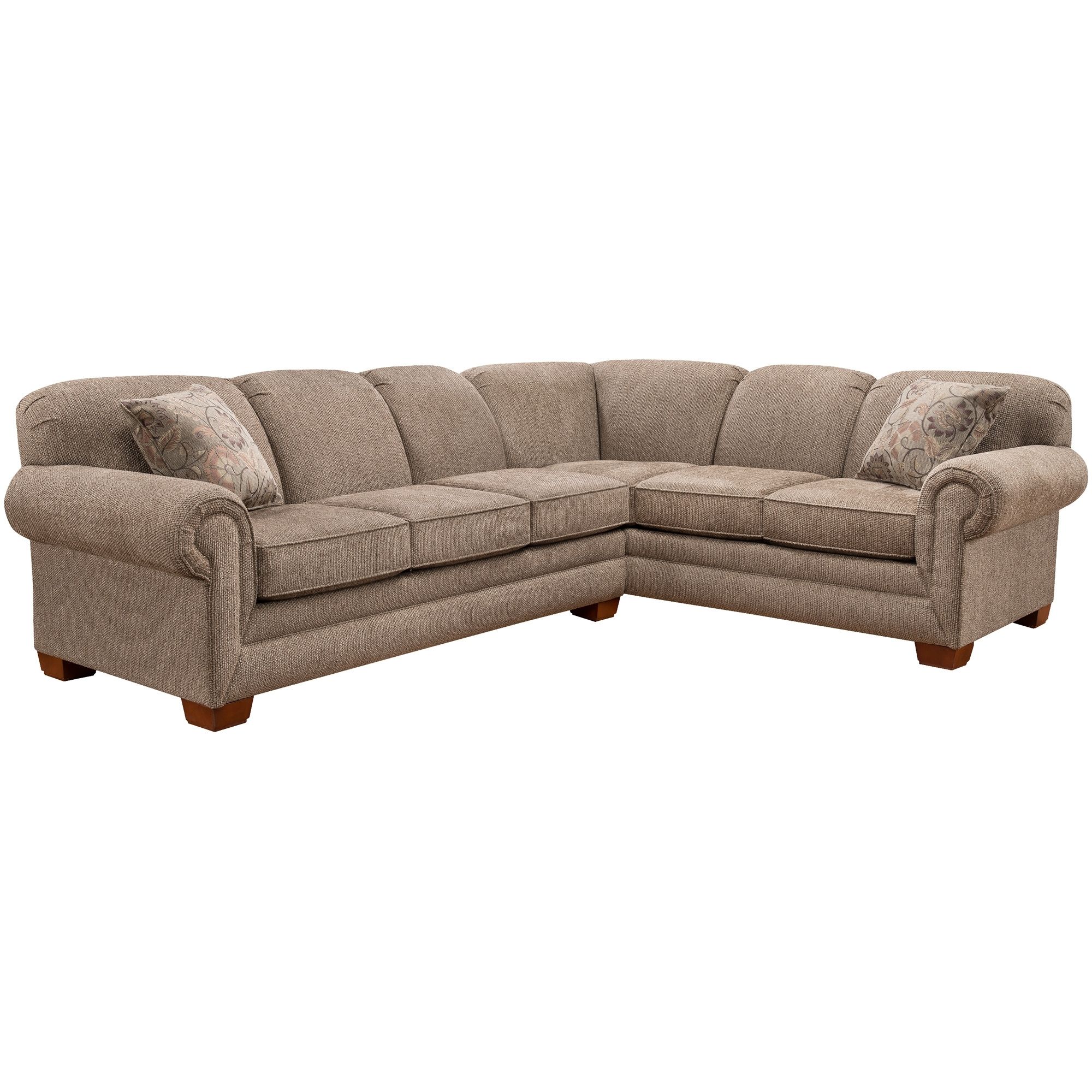 Slumberland Furniture | Tenor 2 Pc Brown Large Sectional Pertaining To Harper Foam 3 Piece Sectionals With Raf Chaise (Photo 16 of 30)