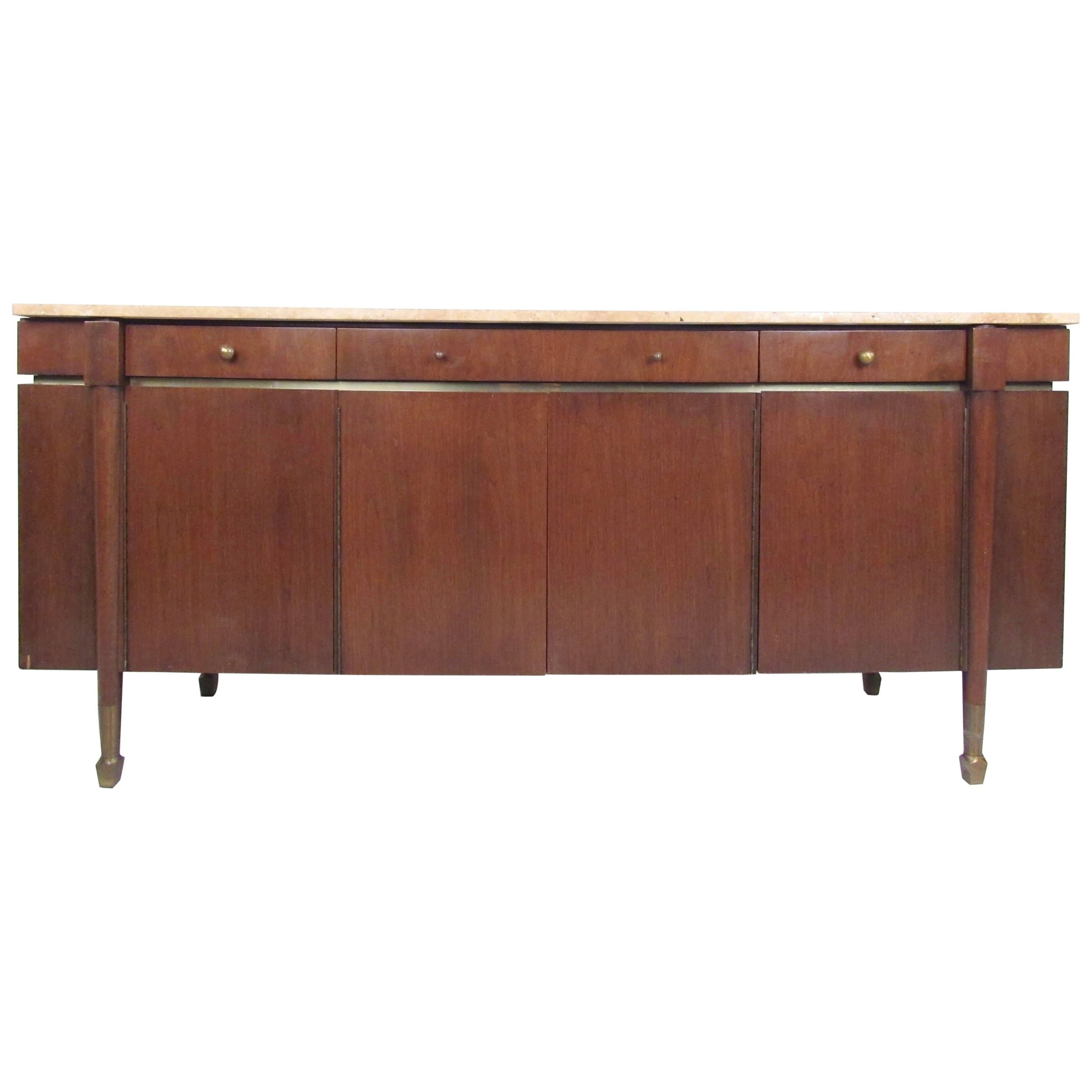 Striking 'intarsia' Sideboard With A Vintage Designaldo Rossi Pertaining To Rossi Large Sideboards (View 2 of 30)
