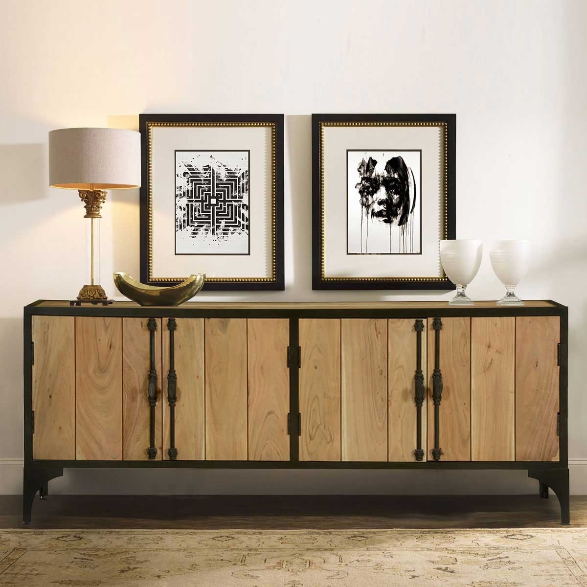 Featured Photo of 30 Collection of Iron Sideboards