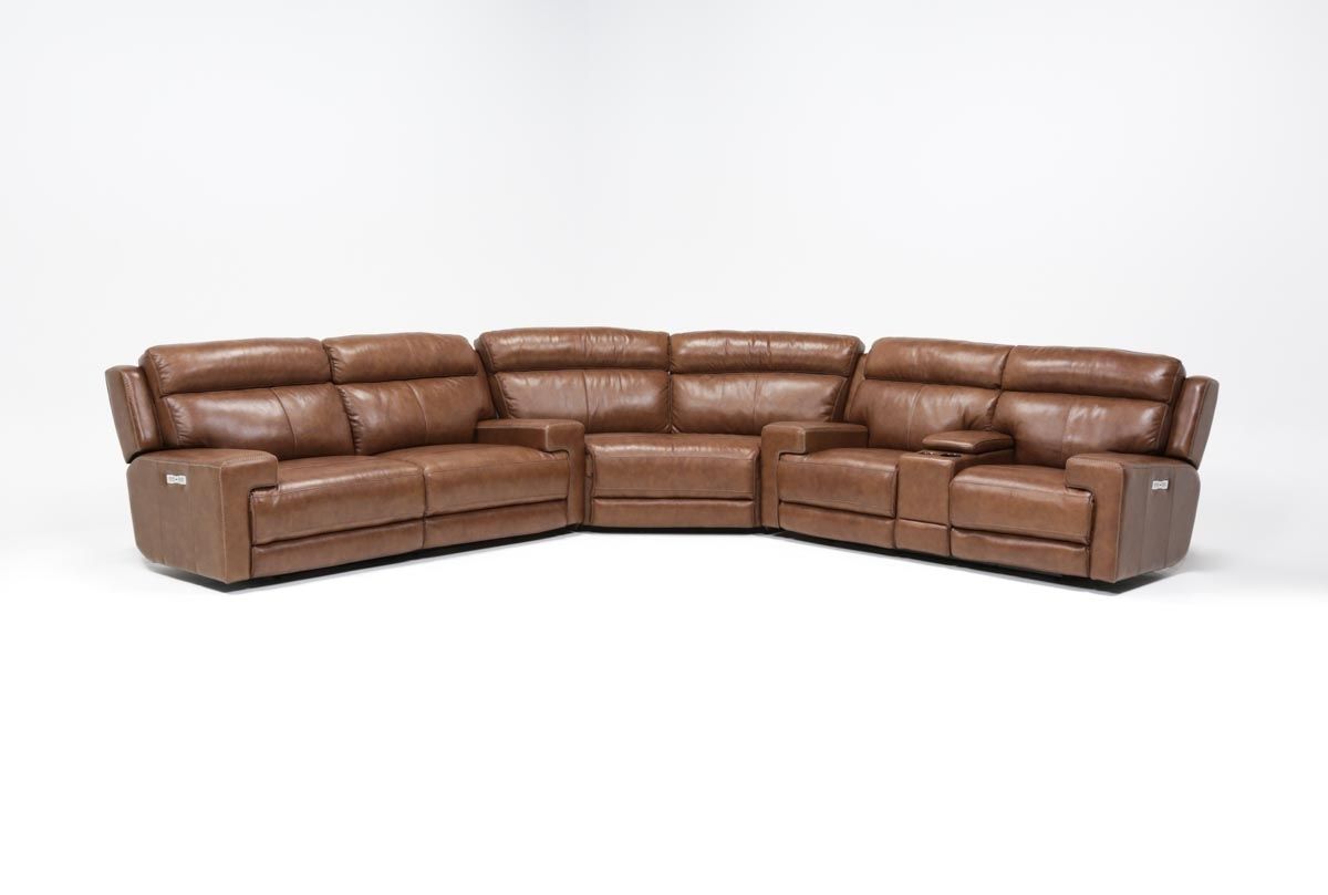 Waylon 3 Piece Power Reclining Sectional | Living Spaces Pertaining To Waylon 3 Piece Power Reclining Sectionals (View 1 of 30)