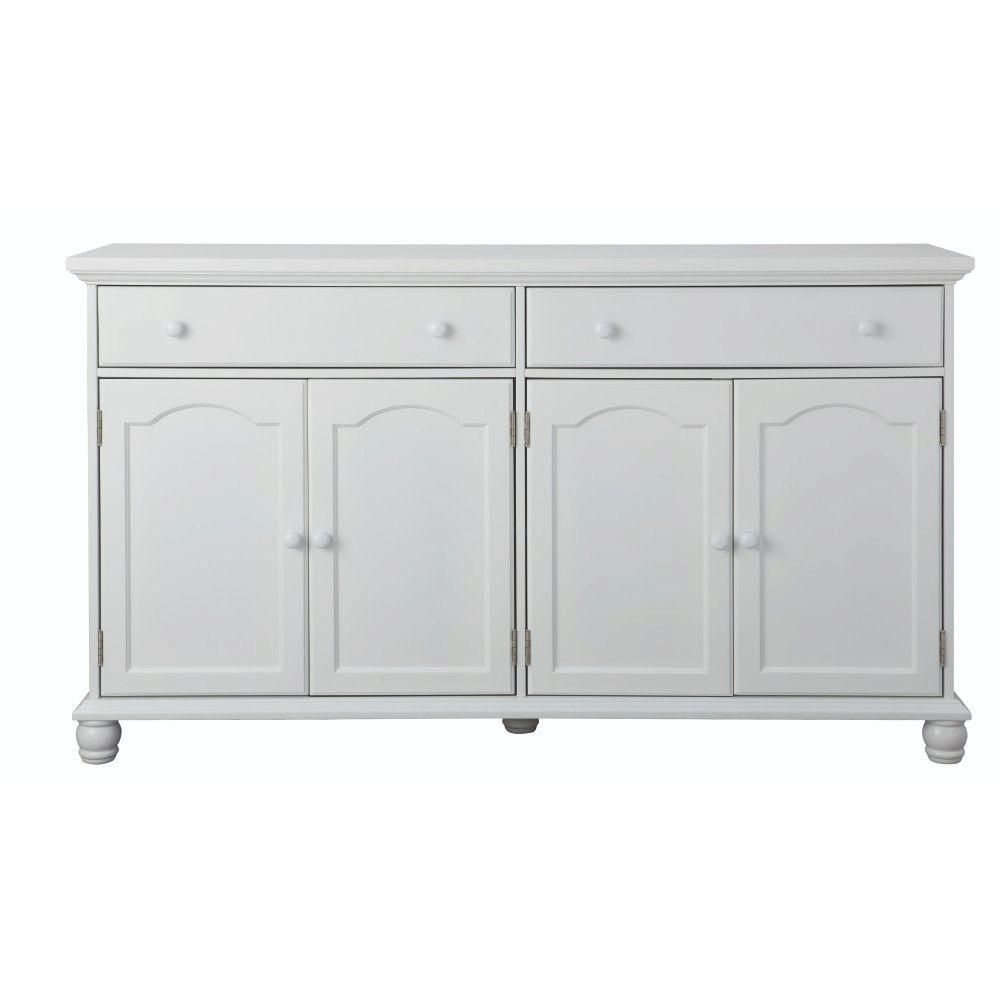 White – Sideboards & Buffets – Kitchen & Dining Room Furniture – The Intended For White Wash 2 Door Sideboards (Photo 16 of 30)
