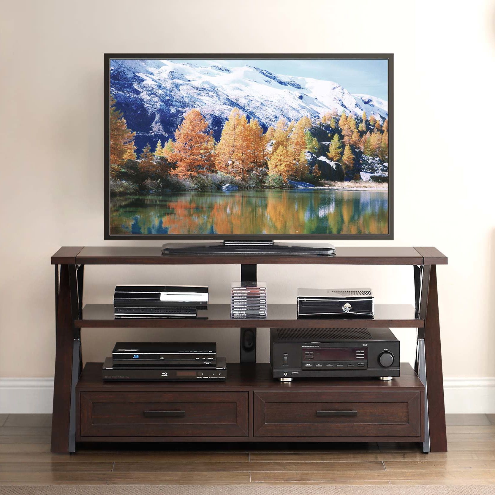 65 Inch Tv Stands Brown | Www (View 24 of 30)