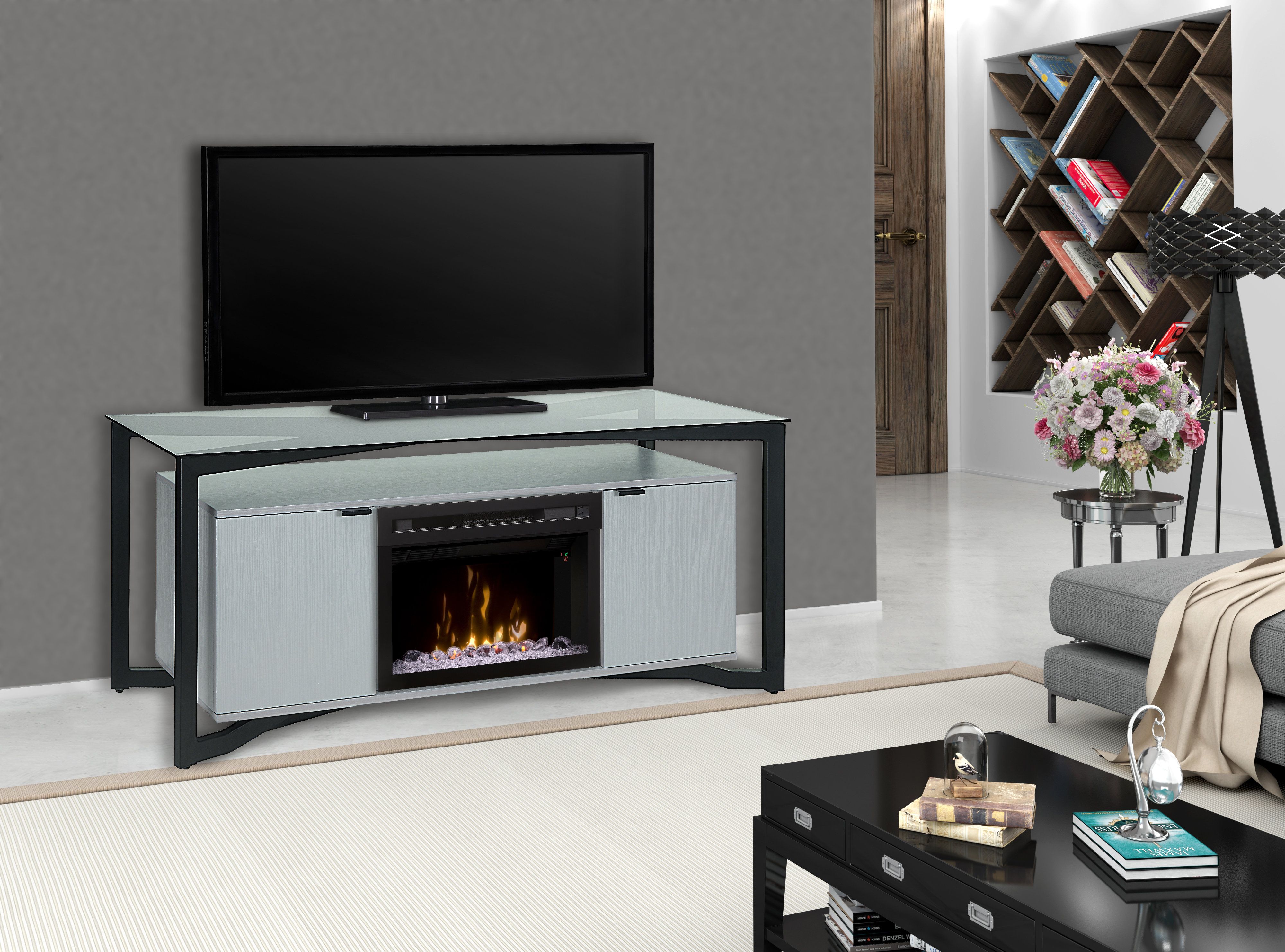 70 Inch And Larger Fireplace Tv Stands You'll Love | Wayfair With Regard To Wyatt 68 Inch Tv Stands (Photo 23 of 30)