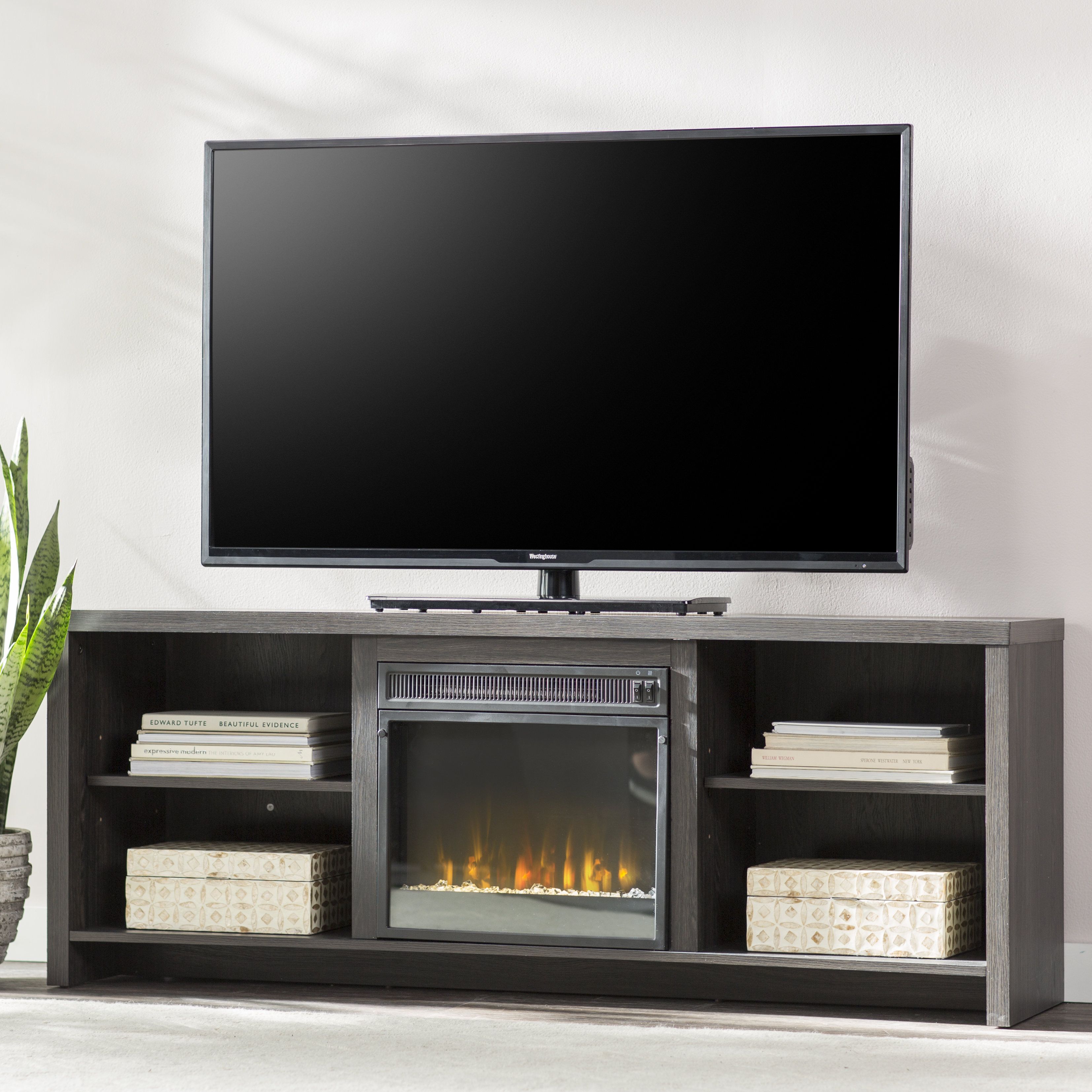 75 Inch Tv Stand | Wayfair With Century Blue 60 Inch Tv Stands (Photo 26 of 30)