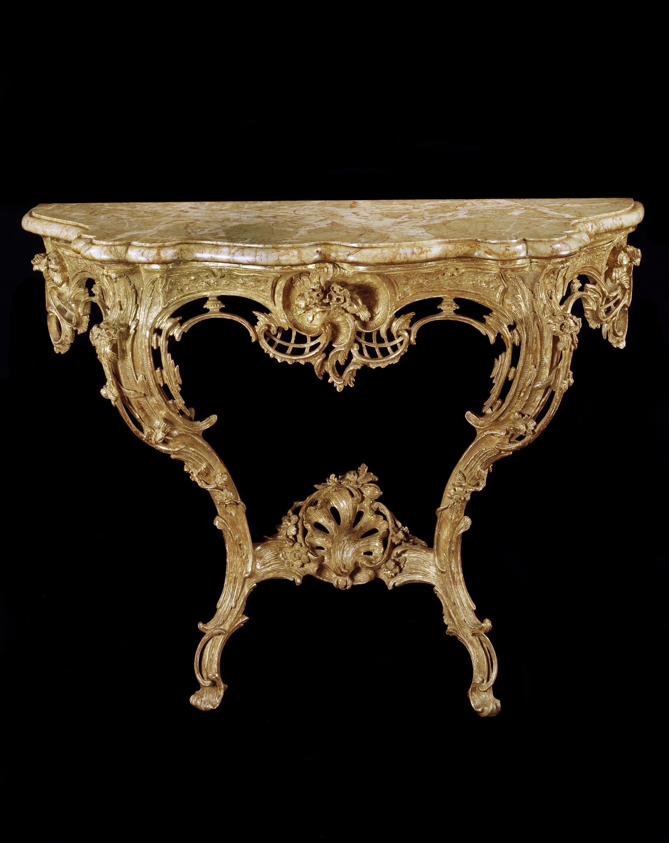A George Iii Giltwood Console Table (4401131) (c. 1765 England) From In Phillip Brass Console Tables (Photo 21 of 30)