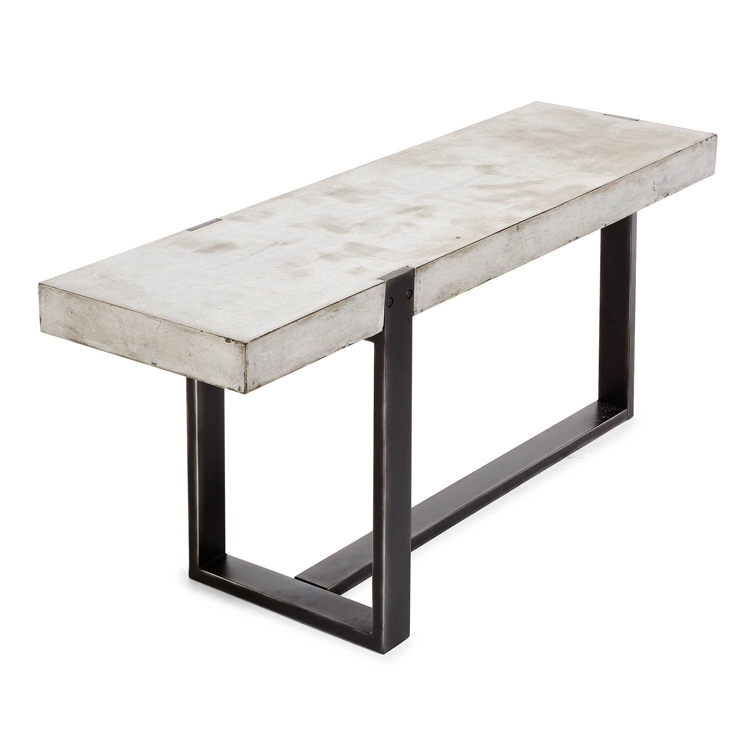 Abc Home, Edge Concrete Console, 1695 | Tables :: Consoles | Console With Mix Patina Metal Frame Console Tables (View 16 of 30)
