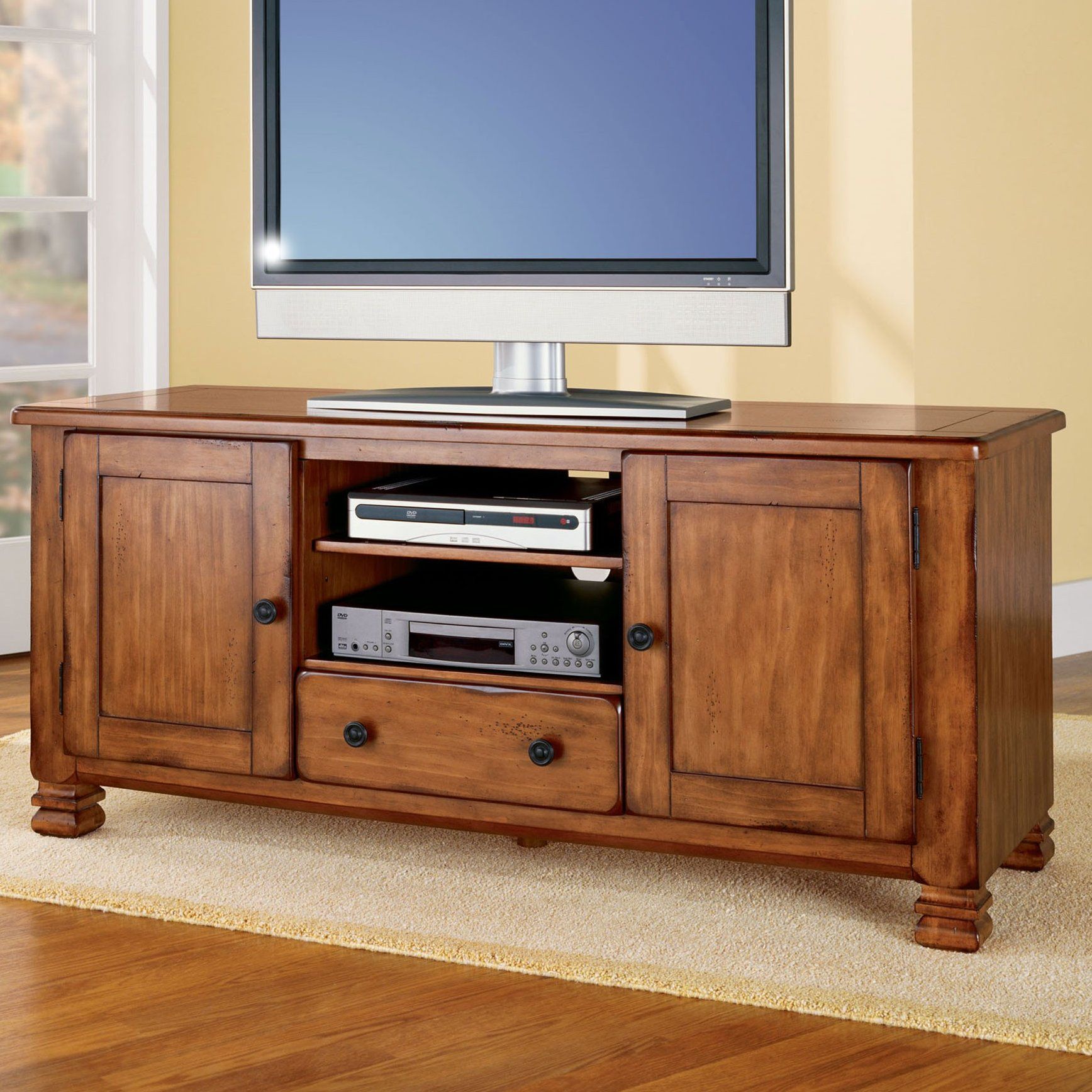 Alcott Hill Brackenridge Tv Stand For Tvs Up To 55" & Reviews | Wayfair Inside Laurent 60 Inch Tv Stands (View 28 of 30)