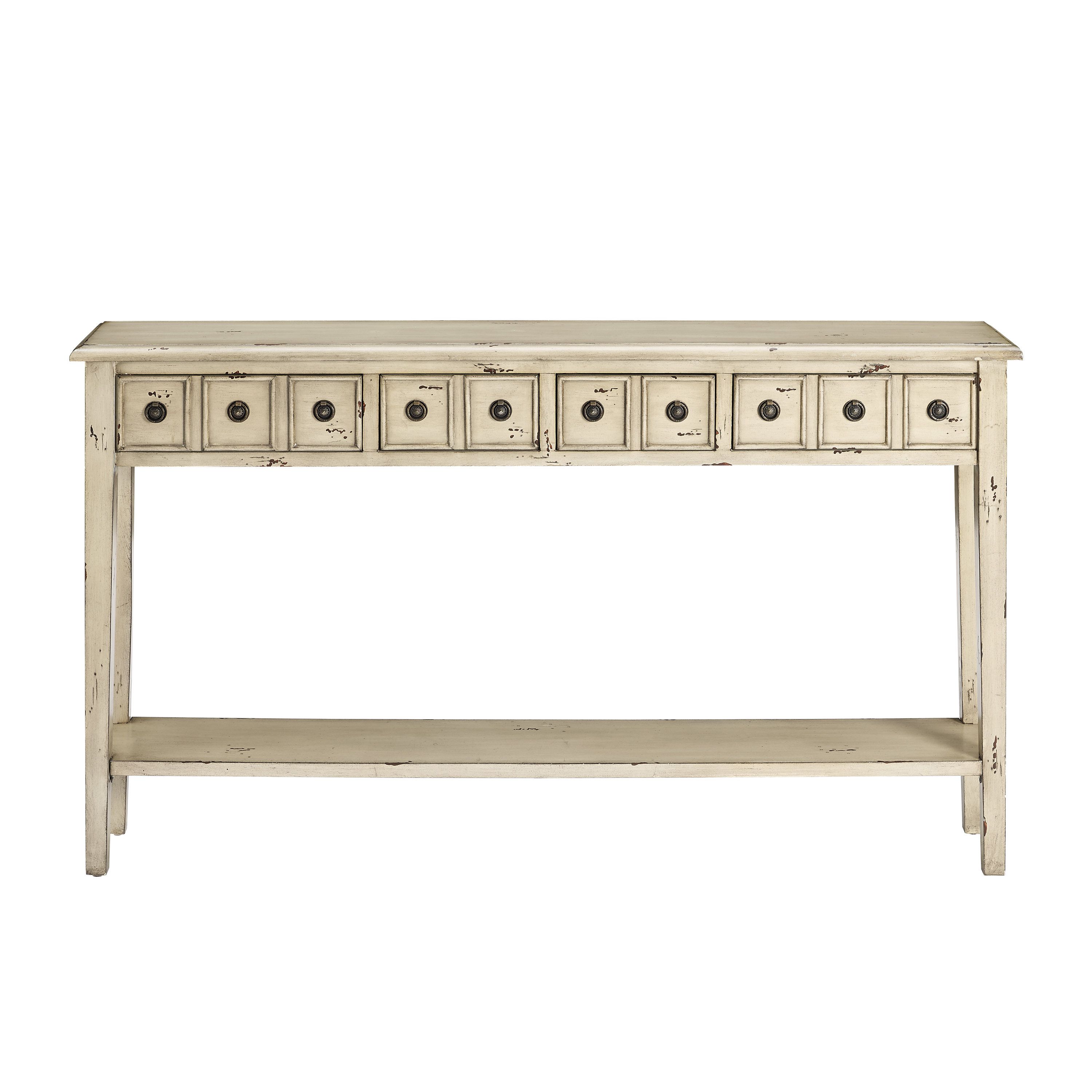 Ambrosia Console Table & Reviews | Joss & Main Throughout Mix Patina Metal Frame Console Tables (View 28 of 30)
