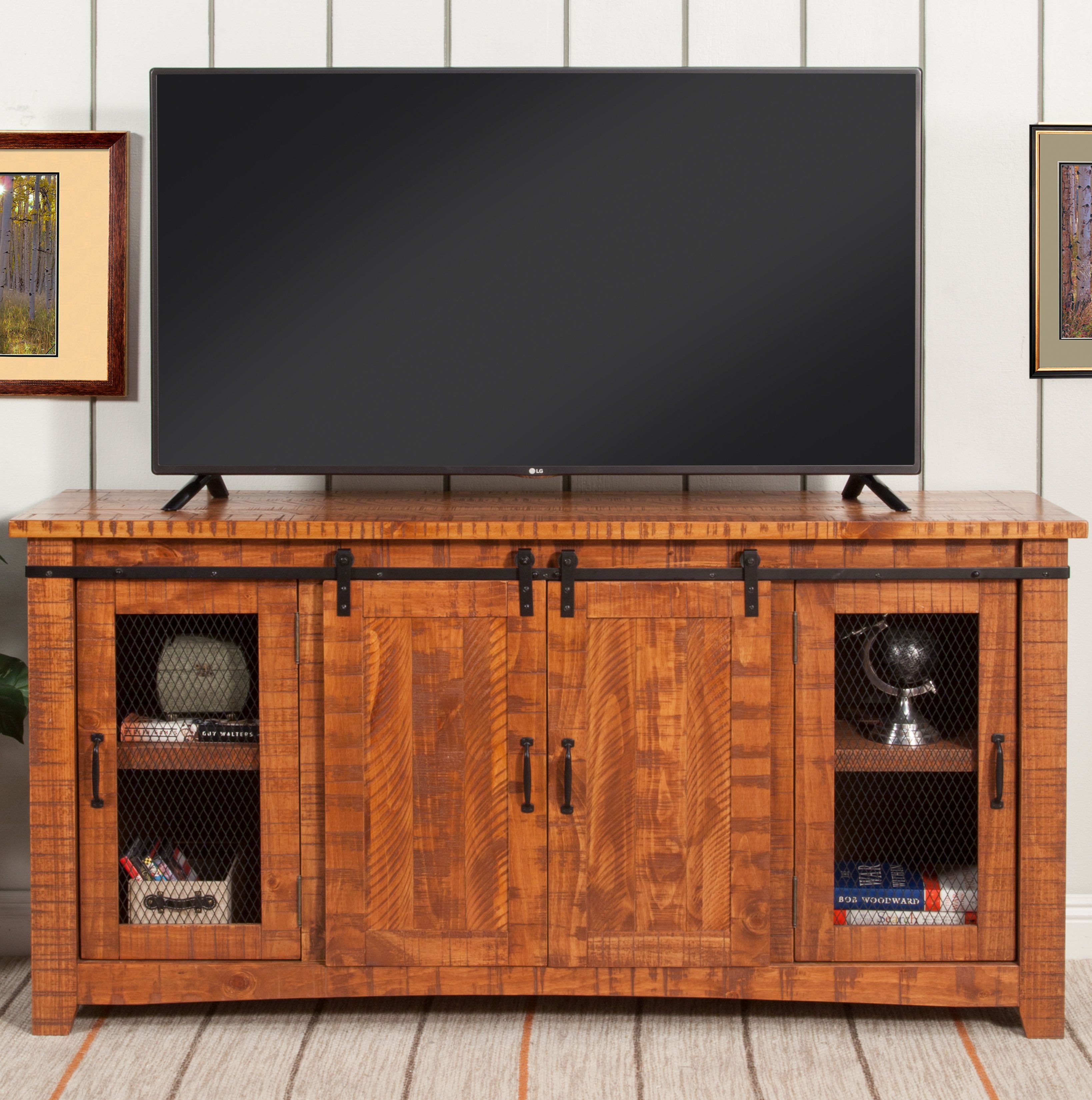 Belen Tv Stand For Tvs Up To 70" & Reviews | Birch Lane With Walters Media Console Tables (View 17 of 30)