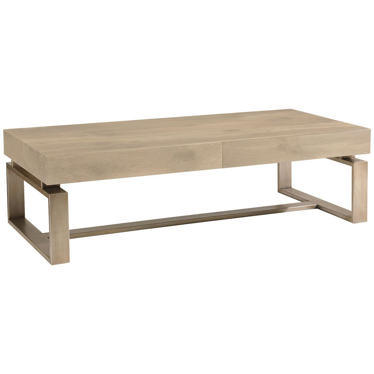 Caracole Artisans Two Drawer Cocktail Table | Sg Living 2 | Pinterest Pertaining To Parsons Travertine Top &amp; Stainless Steel Base 48x16 Console Tables (View 17 of 30)