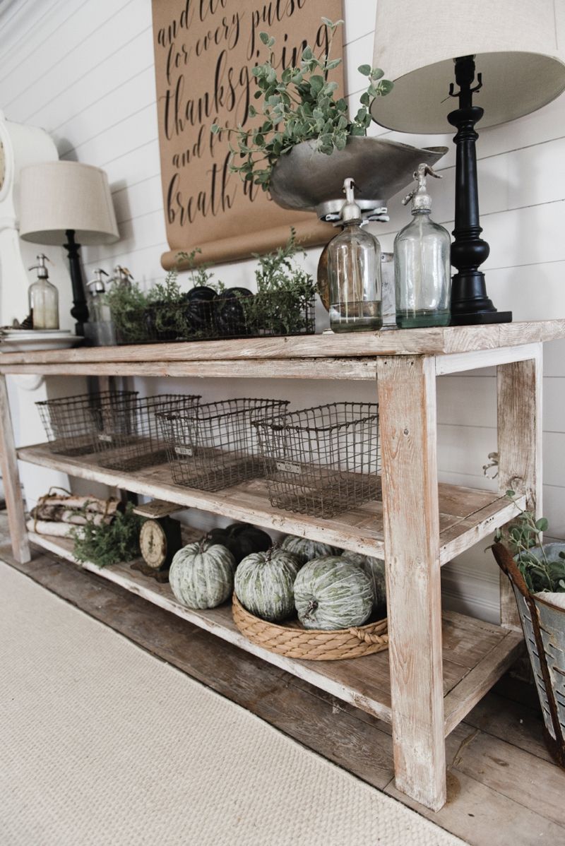 Diy Farmhouse Style Buffet | Liz Marie Blog | Farmhouse, Farmhouse With Regard To Natural Wood Mirrored Media Console Tables (View 3 of 30)