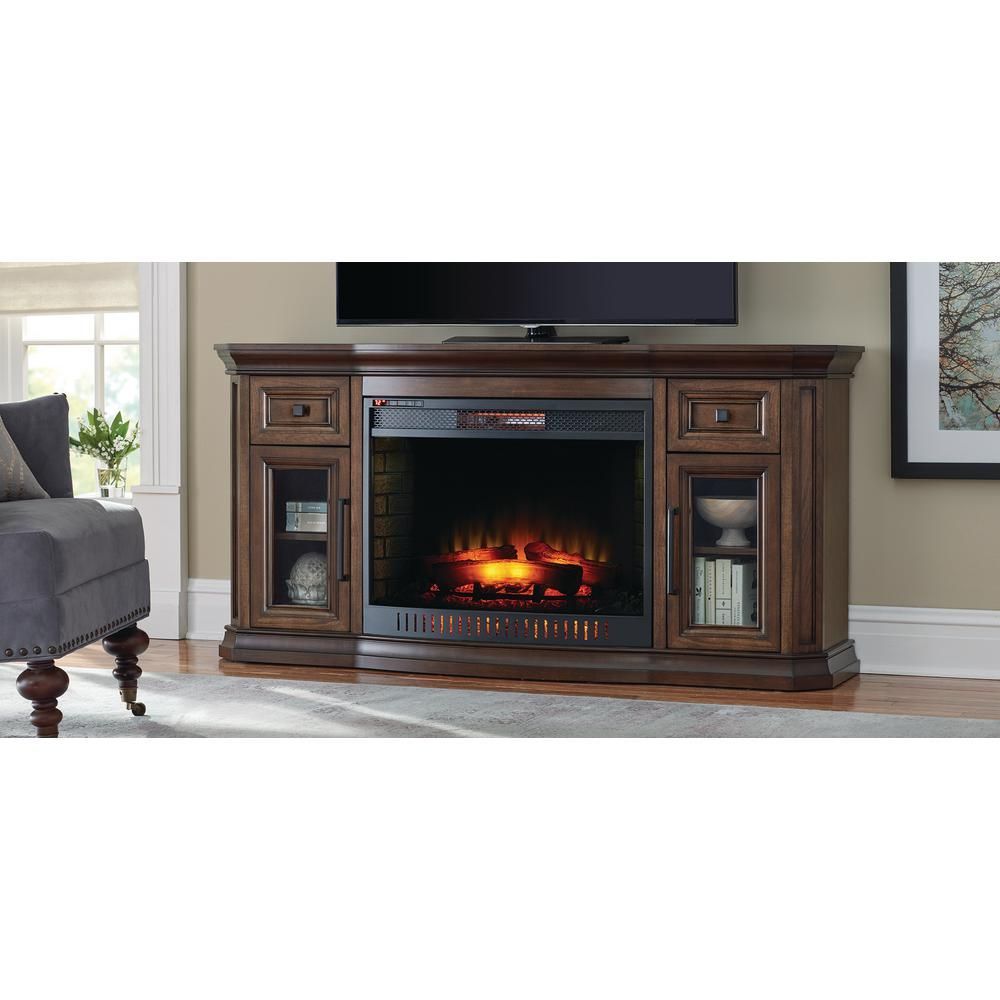 Electric Fireplace Tv Stand … | Electric Fireplace Tv Console | Elect… Within Sinclair White 68 Inch Tv Stands (View 23 of 30)
