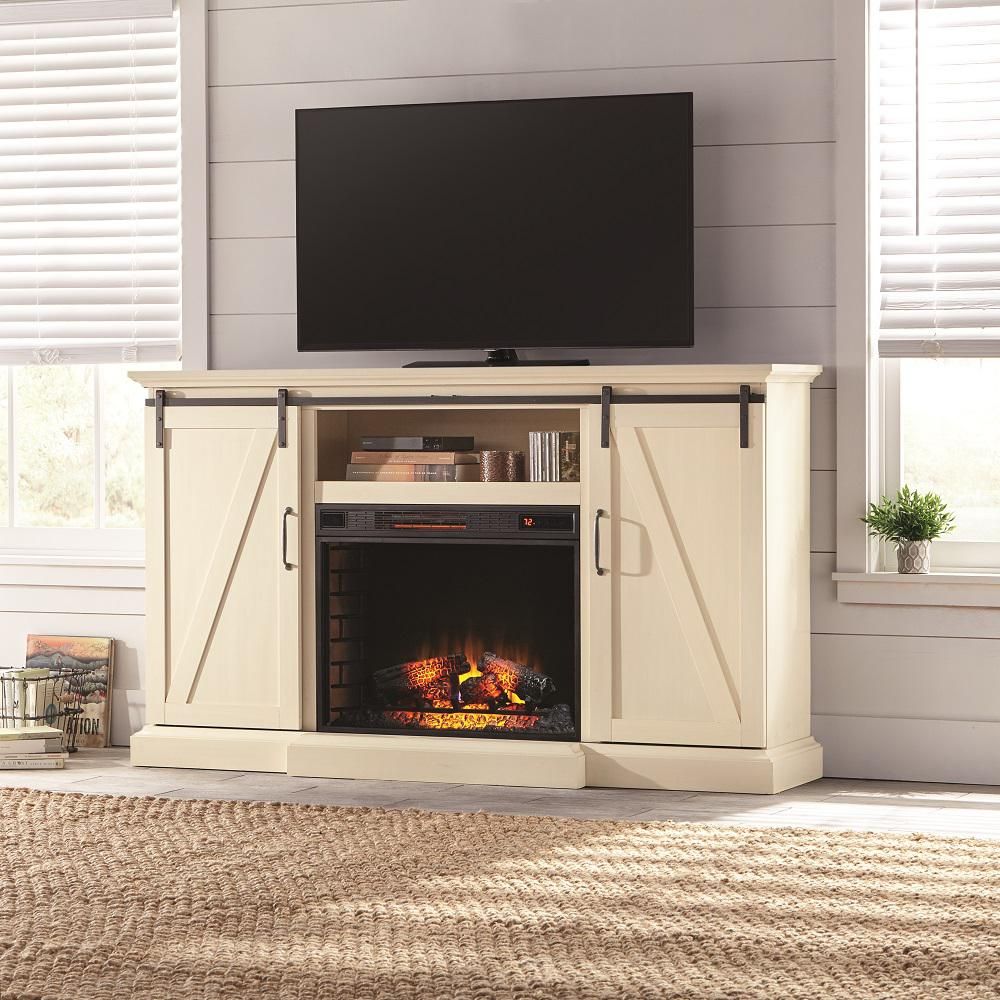 Electric Fireplaces – Fireplaces – The Home Depot Within Dixon Black 65 Inch Highboy Tv Stands (Photo 2 of 30)