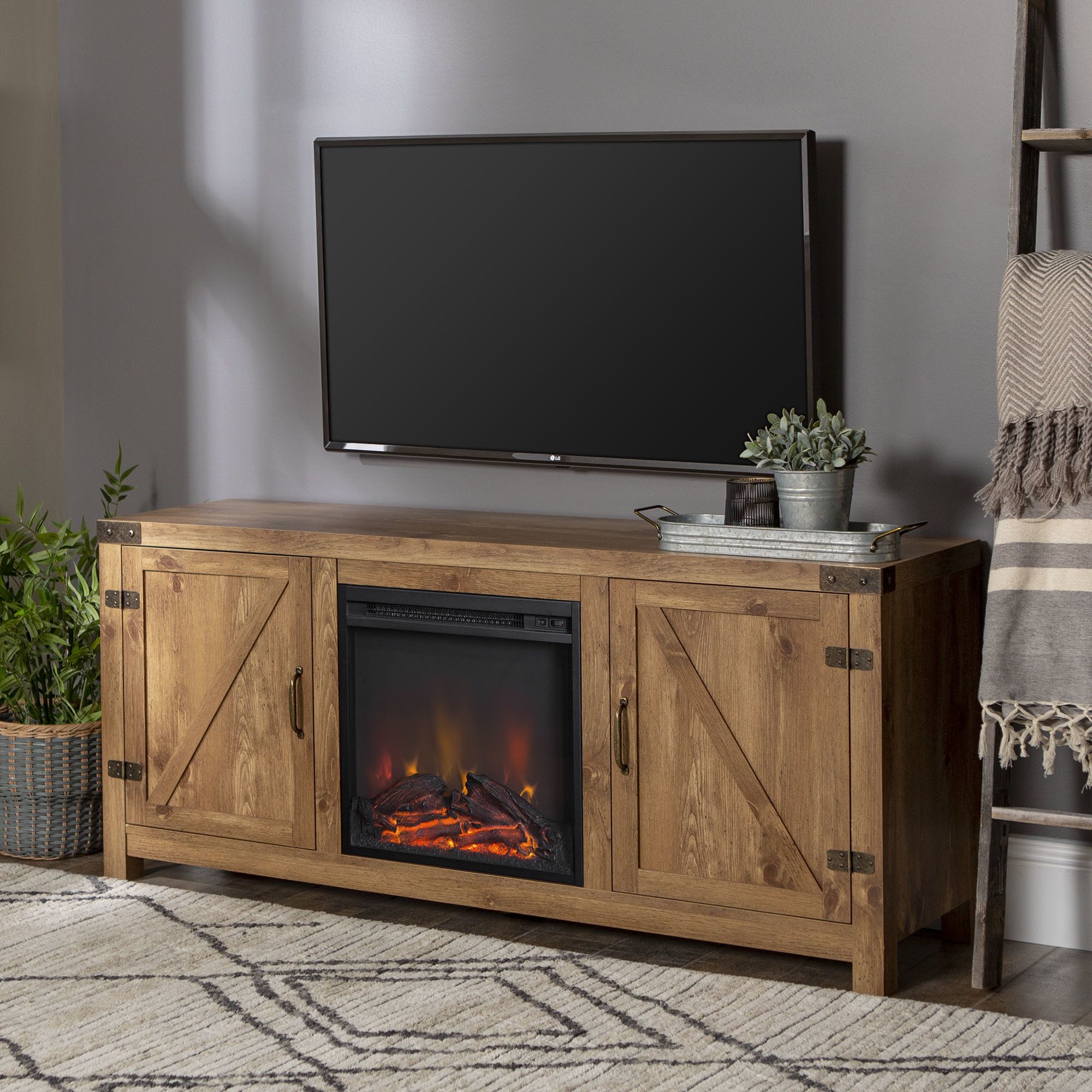 Fireplace Tv Stands & Entertainment Centers You'll Love | Wayfair.ca With Regard To Sinclair Grey 74 Inch Tv Stands (Photo 28 of 30)