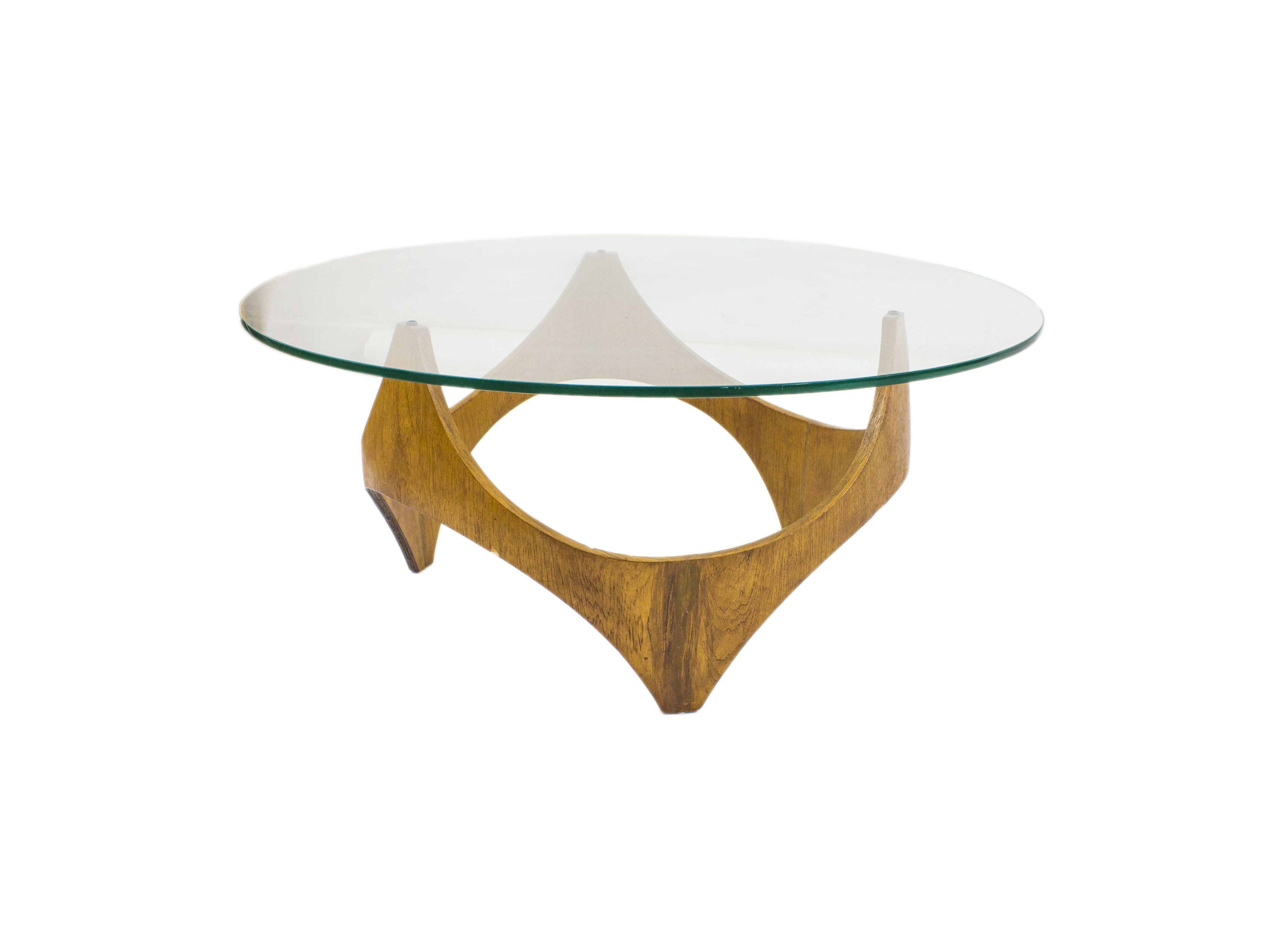 George Nakashima Style Danish Retro Coffee Table Teak Glass G Plan In Era Glass Console Tables (View 28 of 30)