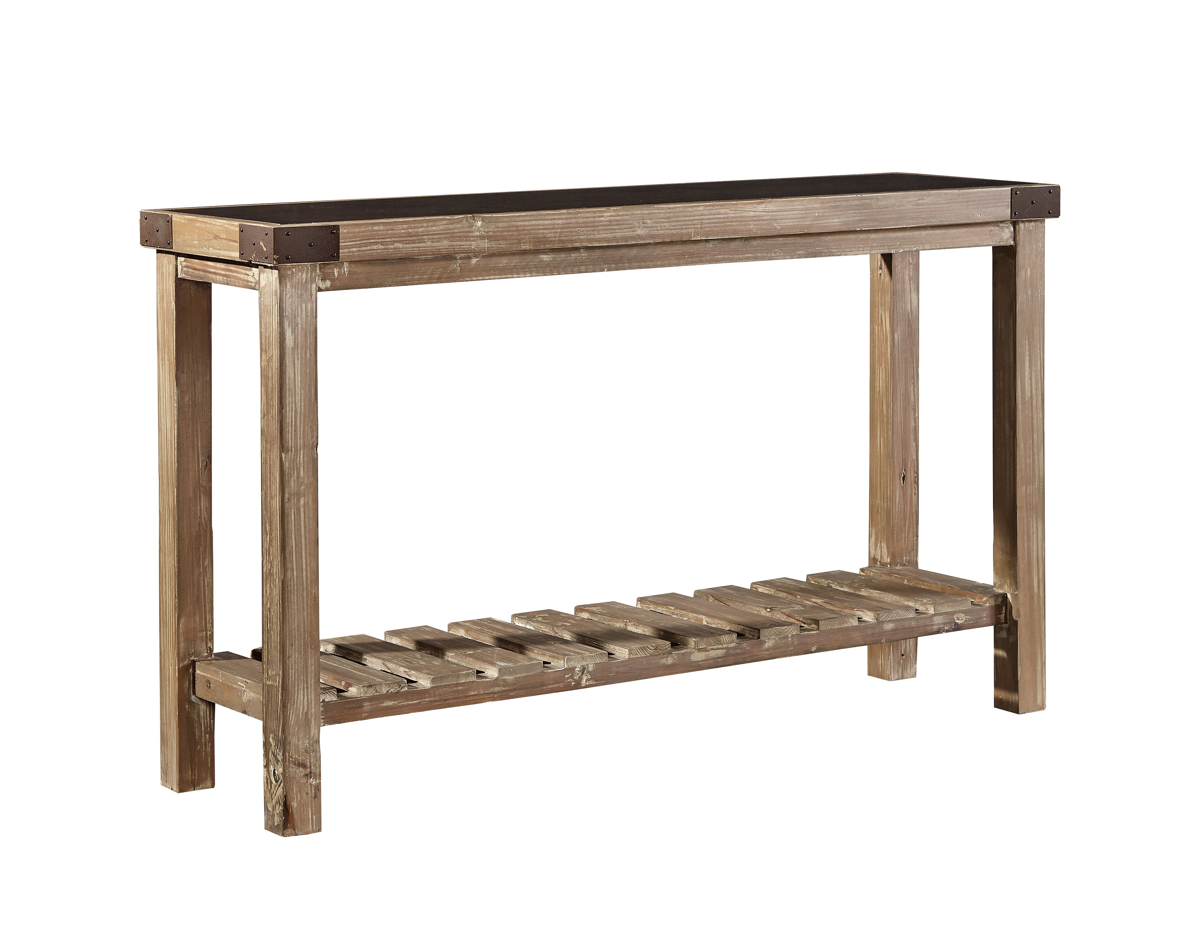 Gracie Oaks Warkworth Bluestone Top Console Table | Wayfair Pertaining To Bluestone Console Tables (View 5 of 30)