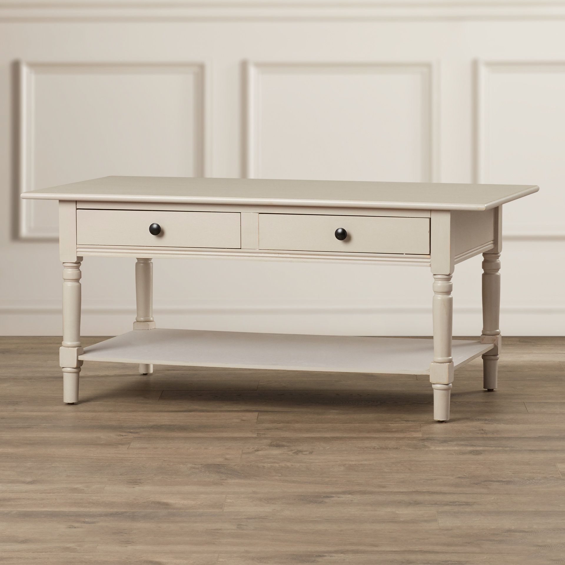 Grey Coffee Tables You'll Love | Wayfair With Regard To Layered Wood Small Square Console Tables (View 7 of 30)