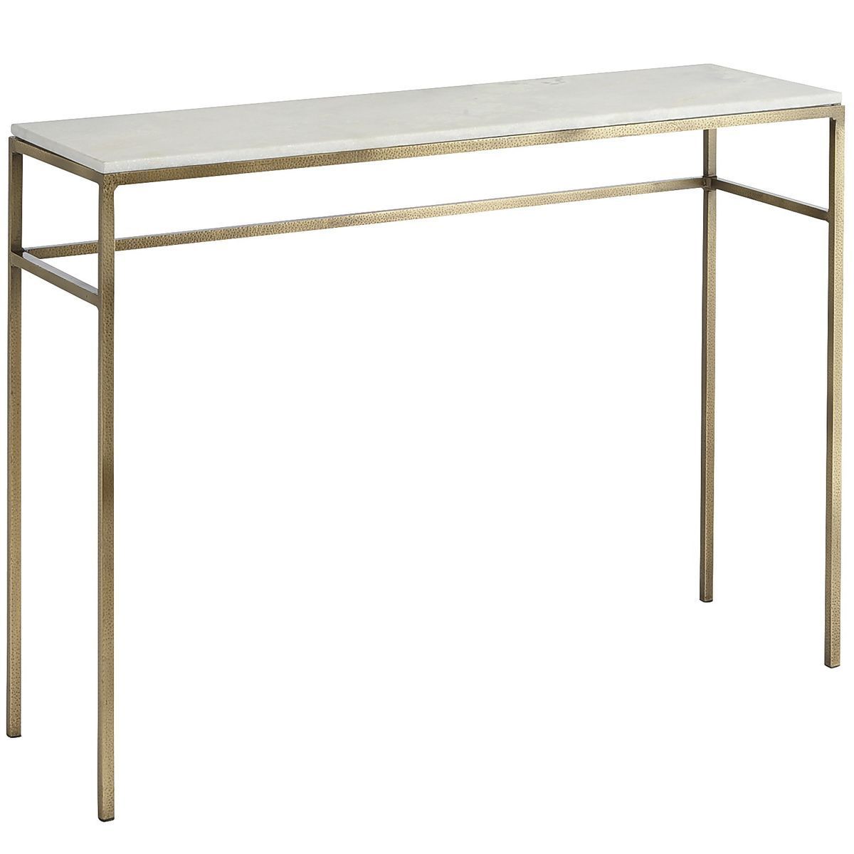 If You're Looking For A Way To Elevate Your Living Space, Ethel Regarding Elke Glass Console Tables With Polished Aluminum Base (View 11 of 30)