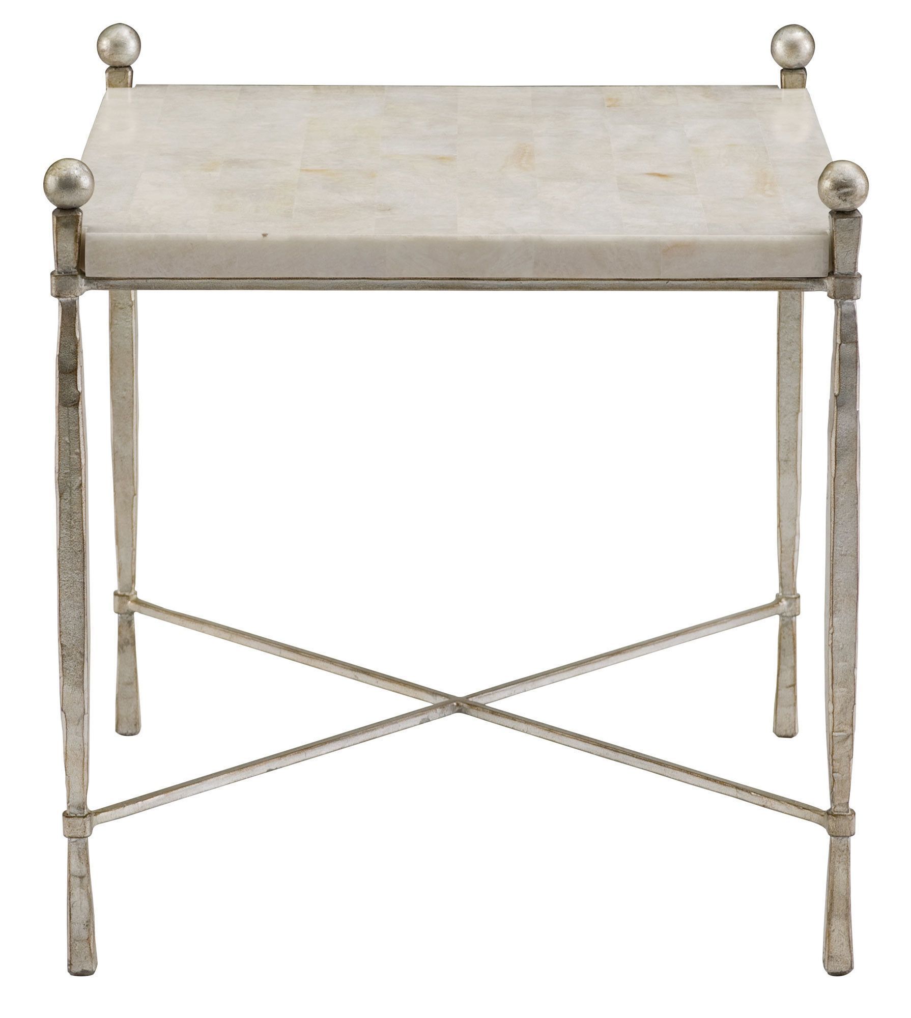 Jules Small Accent Table Within Elke Glass Console Tables With Polished Aluminum Base (View 19 of 30)