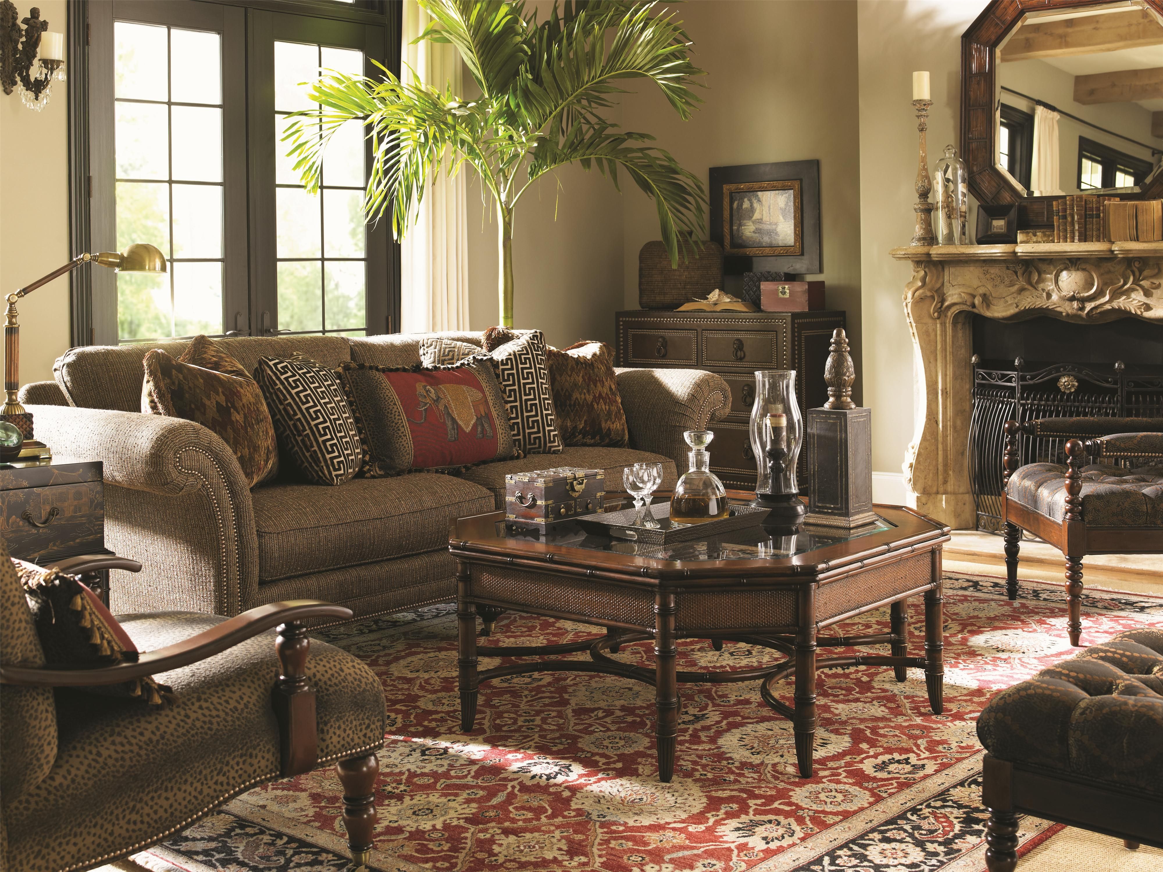 Landara (fabric)tommy Bahama Home – Hudson's Furniture – Tommy With Regard To Balboa Carved Console Tables (Photo 29 of 30)