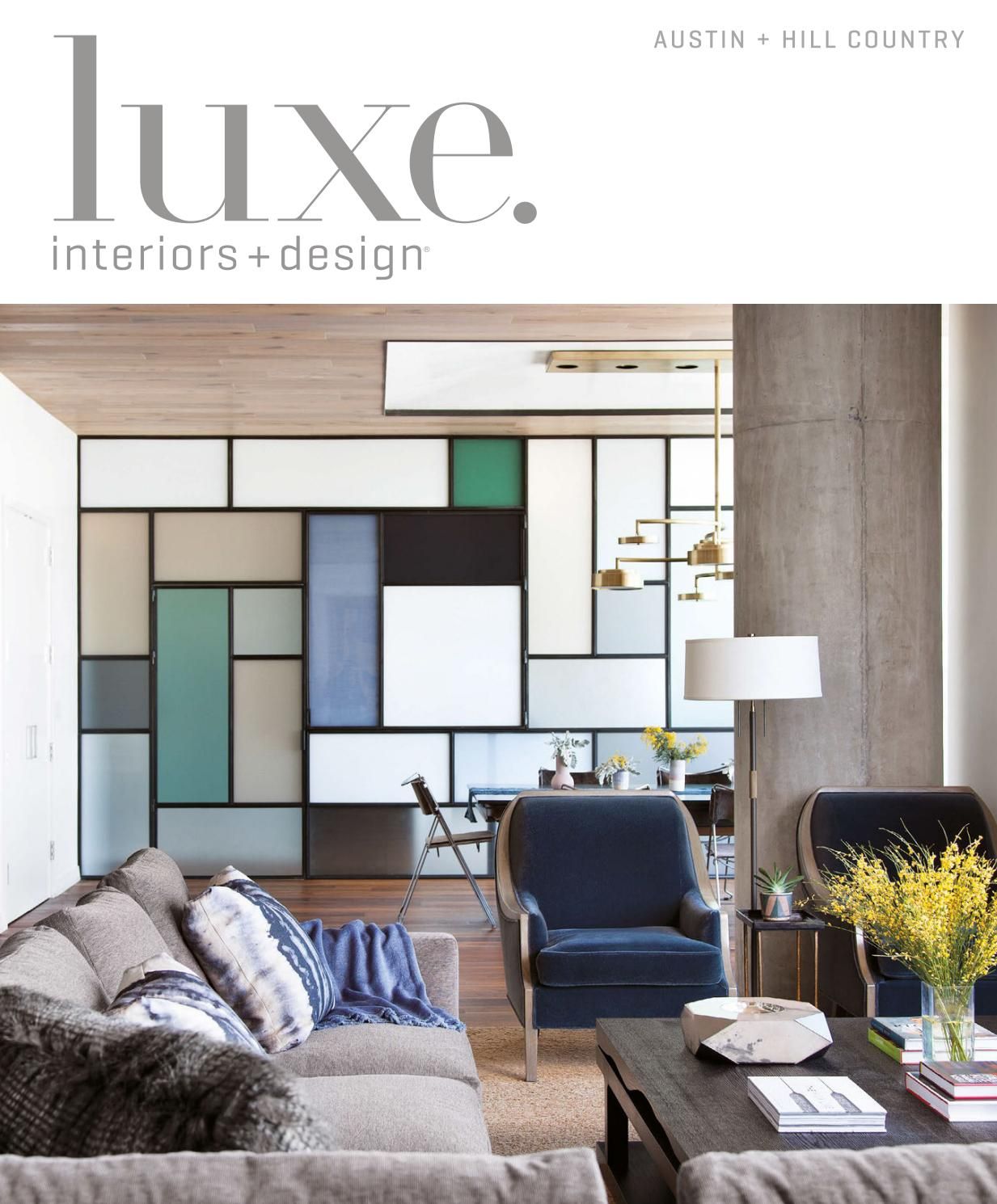 Luxe Magazine May 2017 Austinsandow® – Issuu For Kilian Black 60 Inch Tv Stands (View 18 of 30)