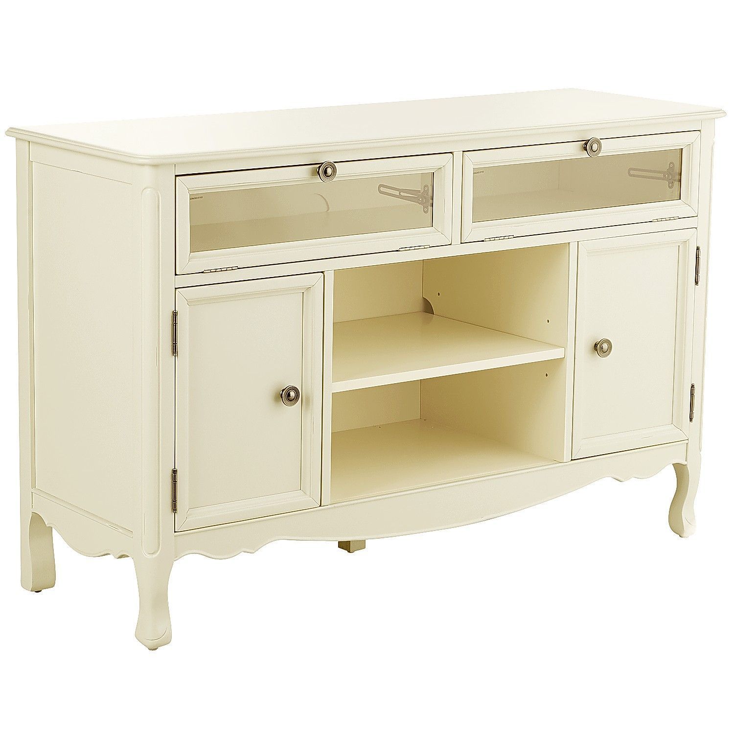 Madeline Antique White 52" Tv Stand | Products | Furniture Regarding Annabelle Blue 70 Inch Tv Stands (View 3 of 30)