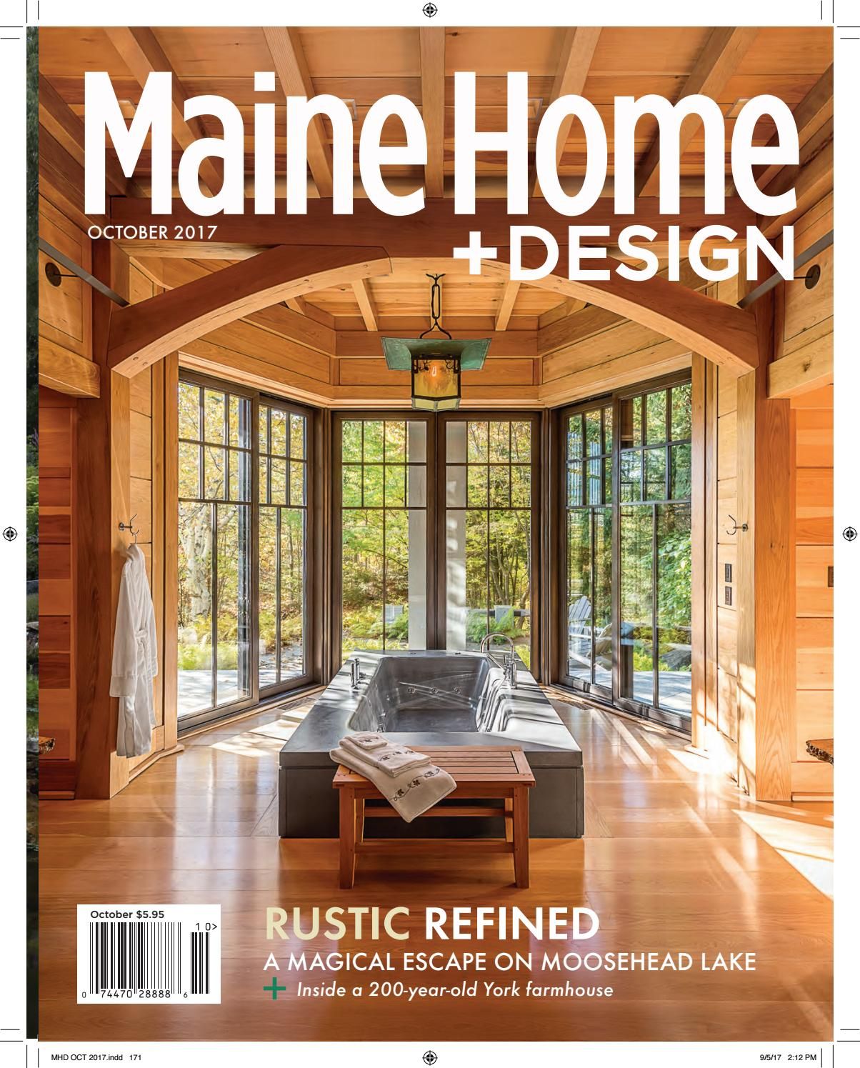 Maine Home+design October 2017maine Magazine – Issuu In Marvin Rustic Natural 60 Inch Tv Stands (Photo 29 of 30)