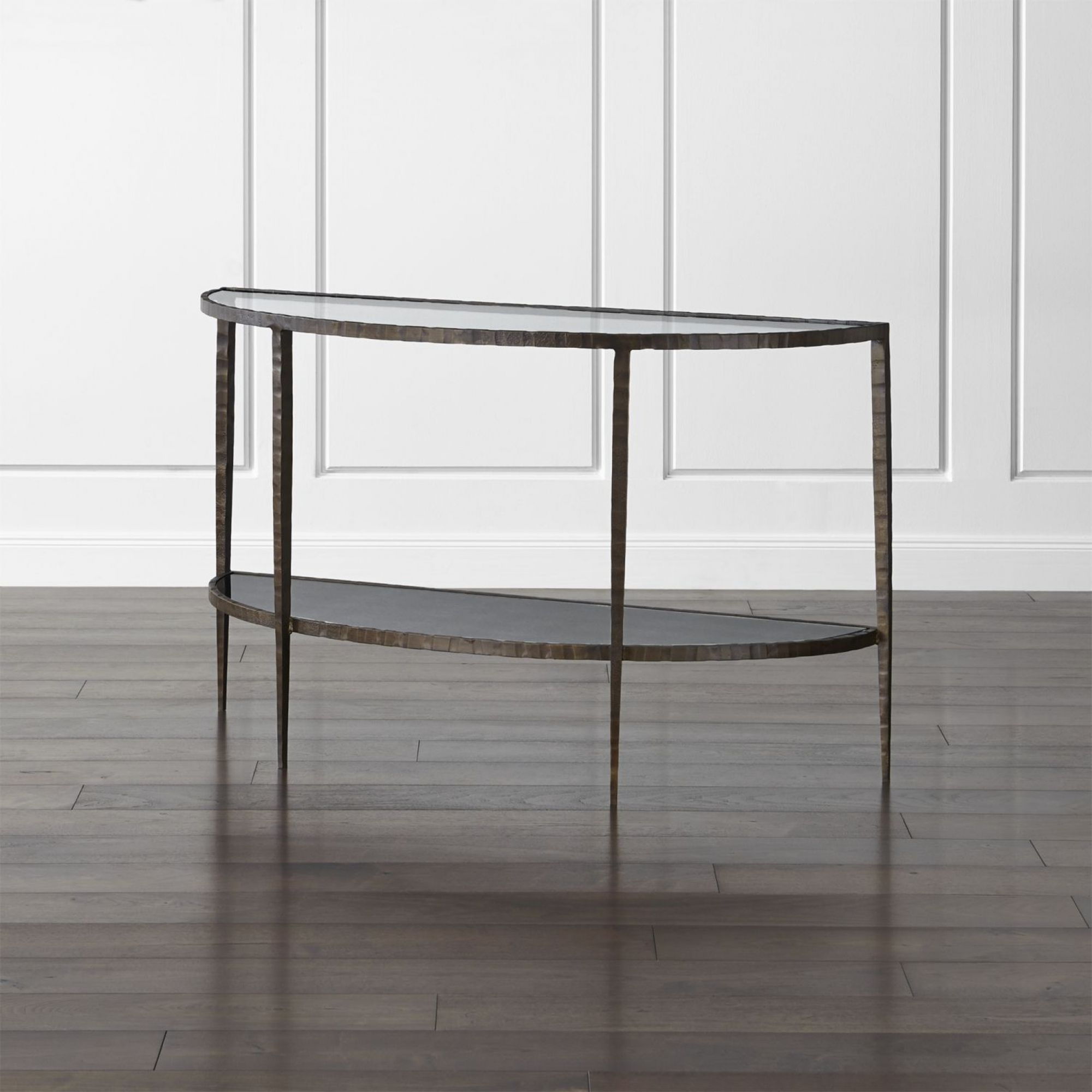 Mesa Tipo Consola Clairemont Demilune | Crate & Barrel México In Clairemont Demilune Console Tables (View 20 of 30)
