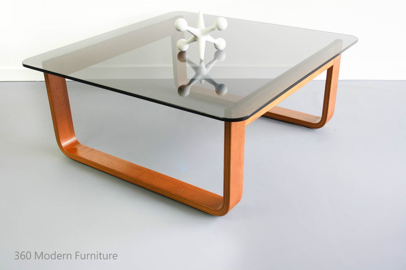 Mid Century Side Coffee Table Tessa T4 Retro Vintage Fred Lowen Teak With Era Glass Console Tables (View 10 of 30)