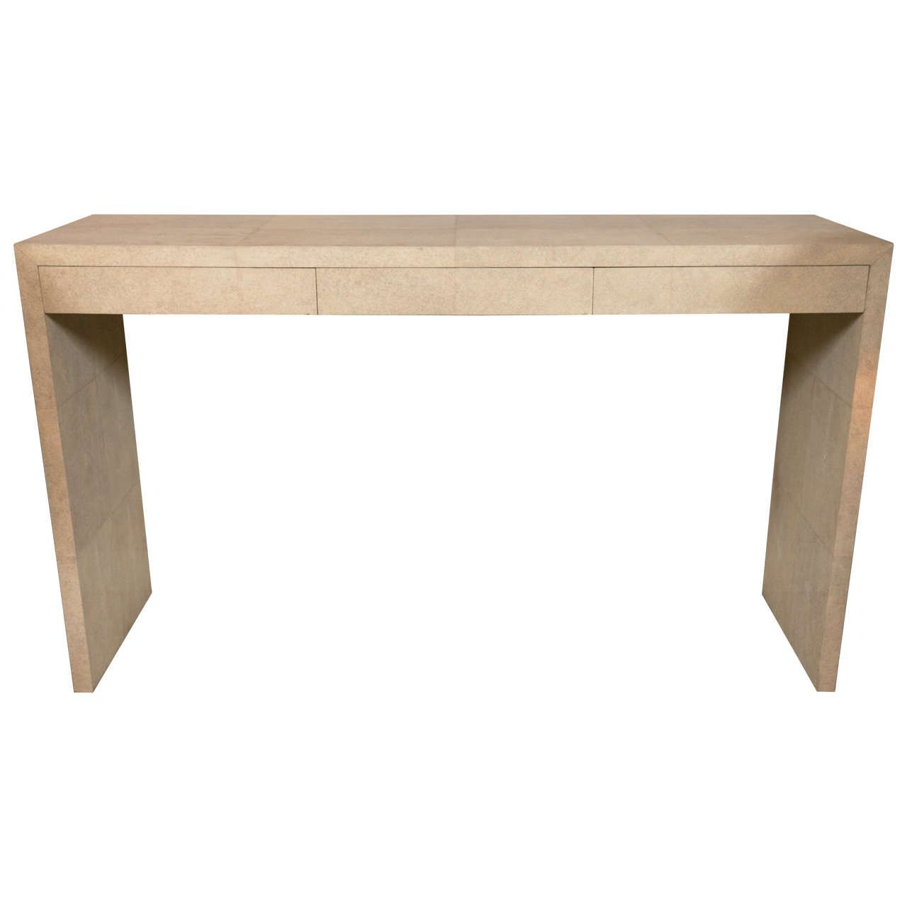 Modern Shagreen Console Table At 1stdibs Rustic Wood Console Table For Faux Shagreen Console Tables (View 23 of 30)