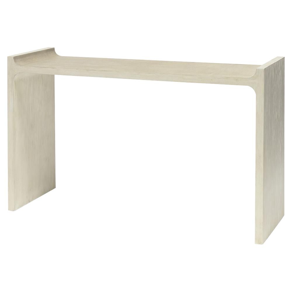 Palecek Harper Modern Classic White Faux Shagreen Top Rectangular Within Faux Shagreen Console Tables (View 1 of 30)