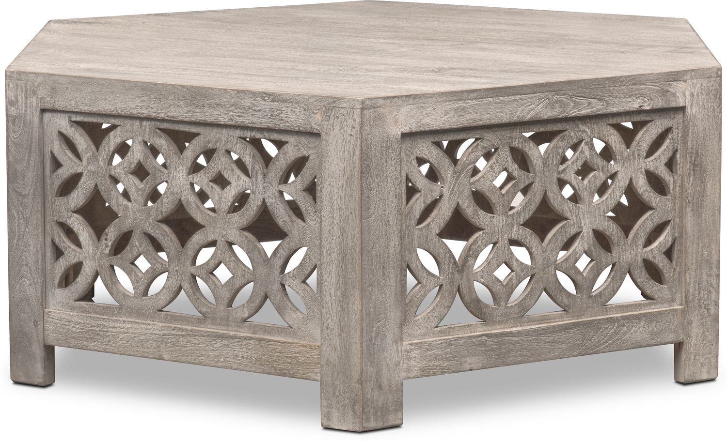 Parlor Coffee Table – Gray | Value City Furniture And Mattresses Throughout Raven Grey Tv Stands (View 11 of 30)