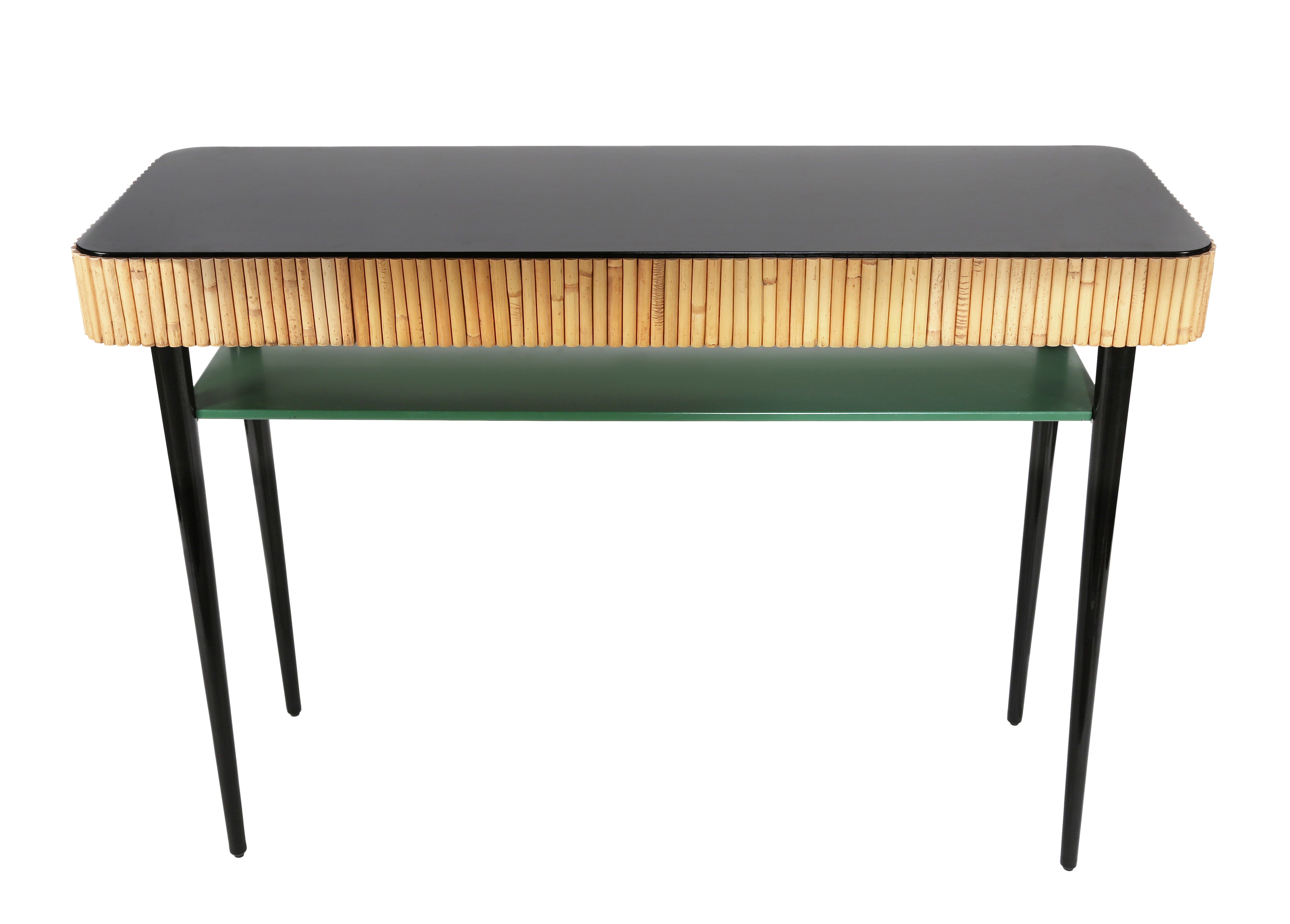 Riviera Console – / Rattan – Drawermaison Sarah Lavoine With Regard To Natural Cane Media Console Tables (View 6 of 30)