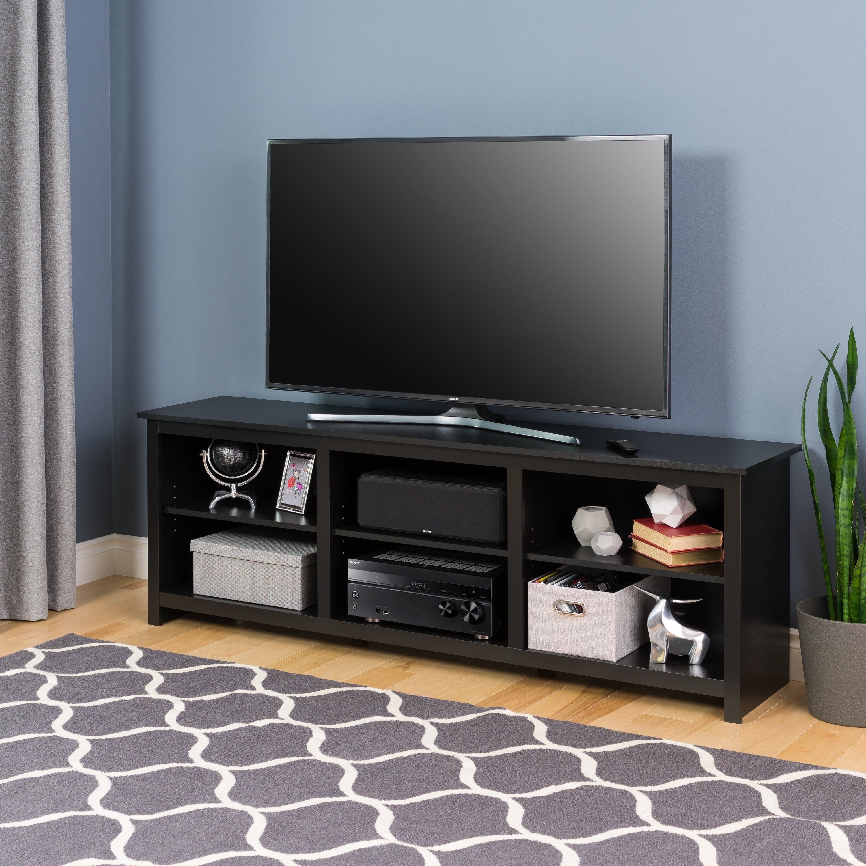 Shop Clay Alder Home Hewitt 72 Inch Tv Stand – Free Shipping Today In Century Blue 60 Inch Tv Stands (Photo 18 of 30)