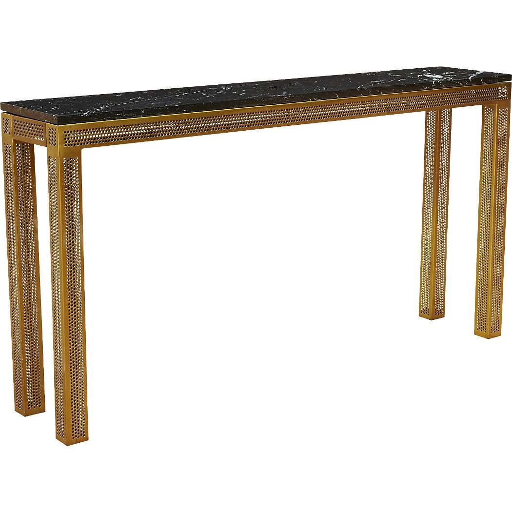 Shop Perforated Marble Console Table (View 8 of 30)