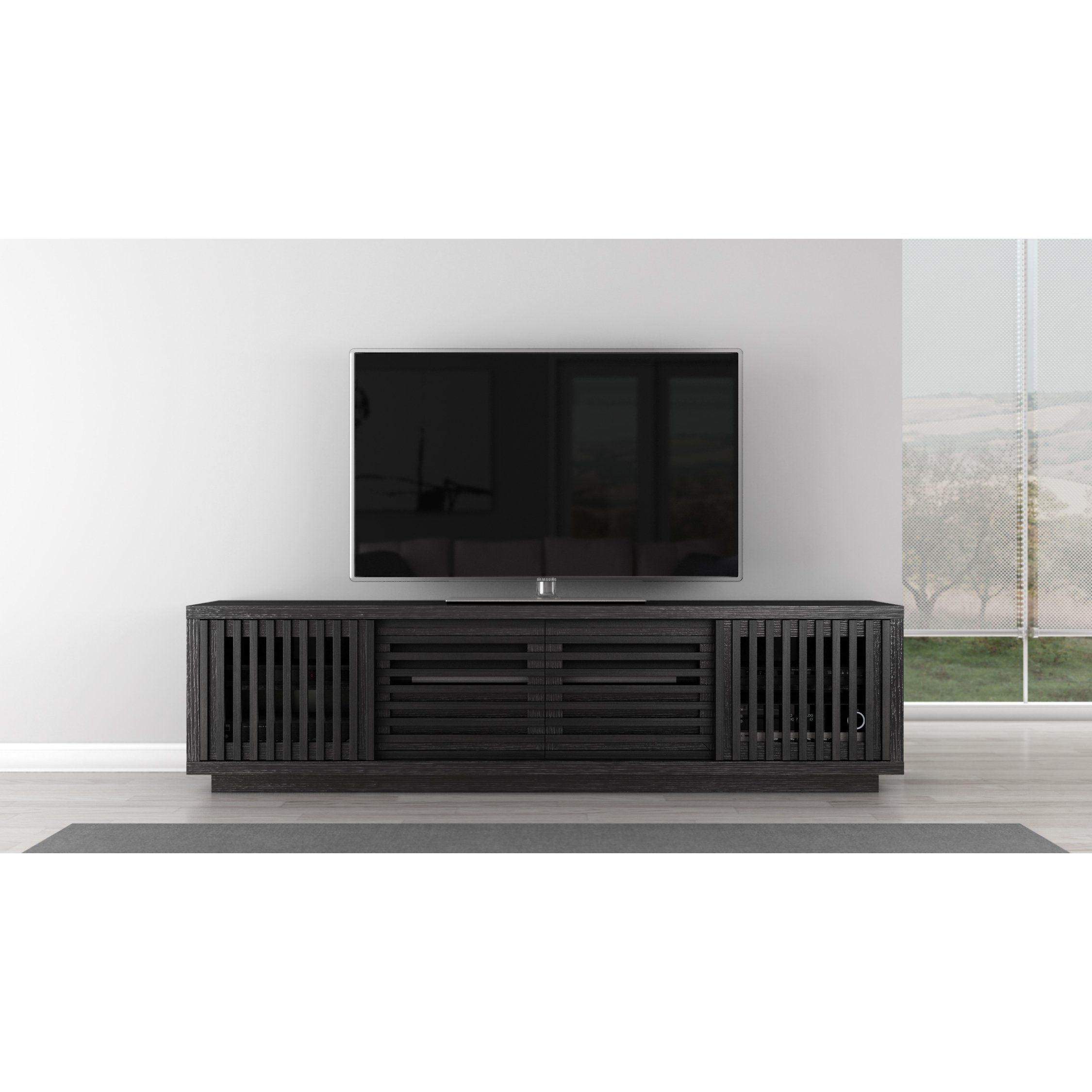 Shop Rustic 82 Inch Tv Stand Media Console – Free Shipping Today With Laurent 70 Inch Tv Stands (Photo 23 of 30)