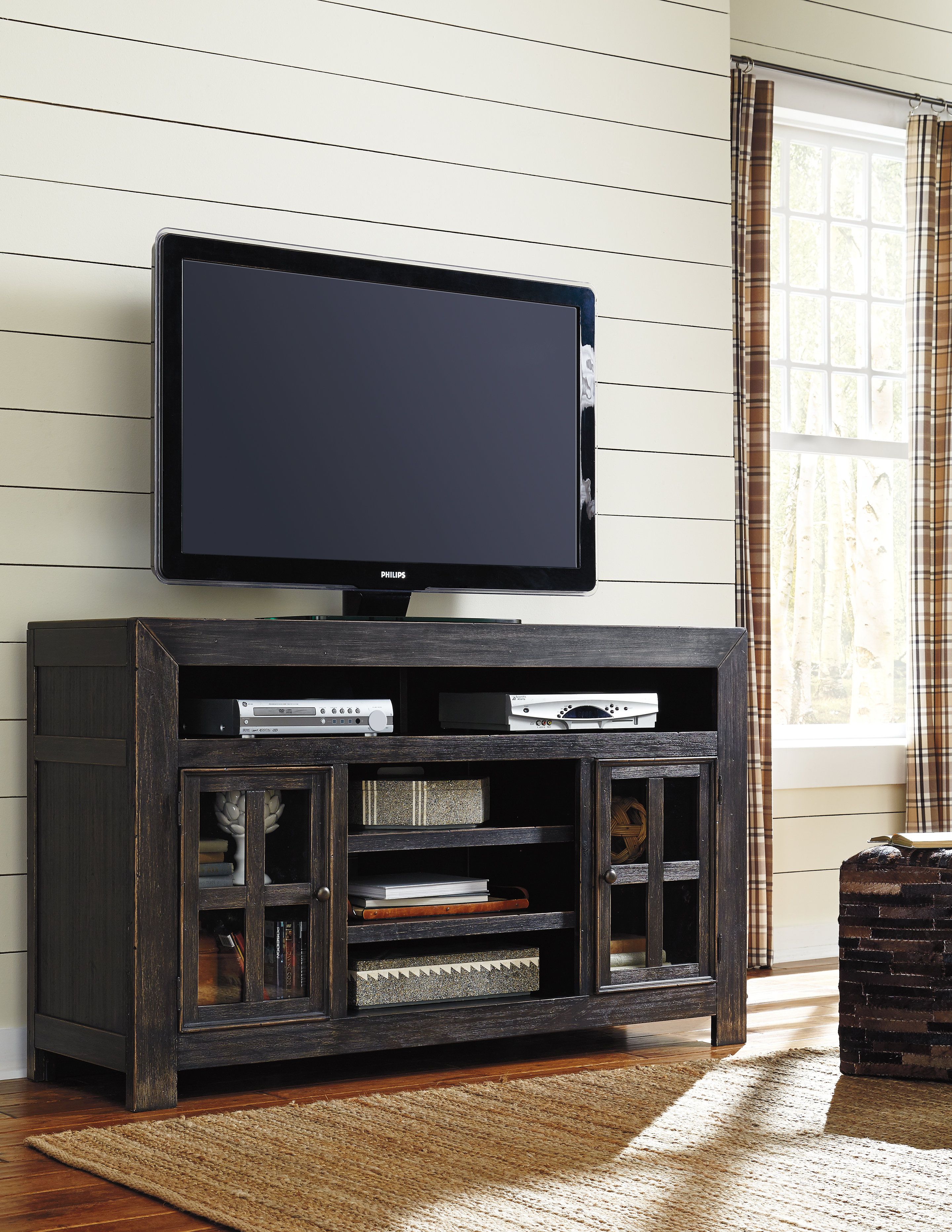 Signature Designashley Tv Stand For Tvs Up To 65" & Reviews Pertaining To Wyatt 68 Inch Tv Stands (Photo 4 of 30)