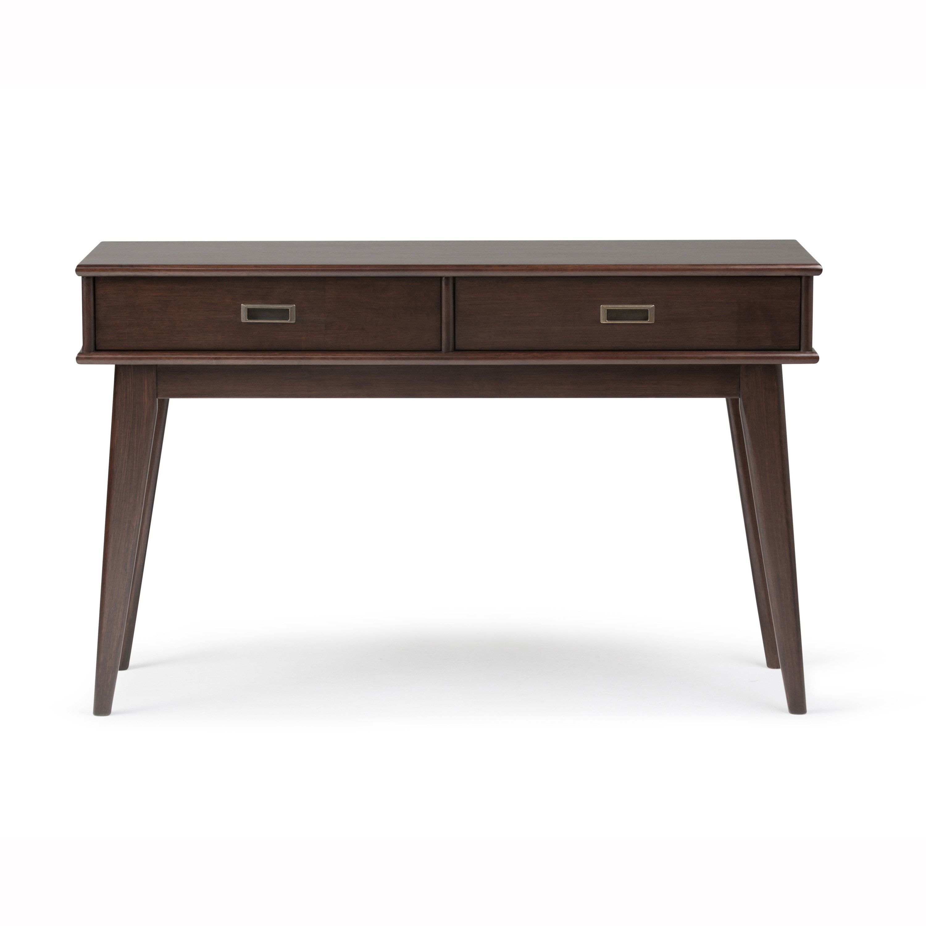 Simpli Home Draper Console Table & Reviews | Wayfair Intended For Draper 62 Inch Tv Stands (View 18 of 30)