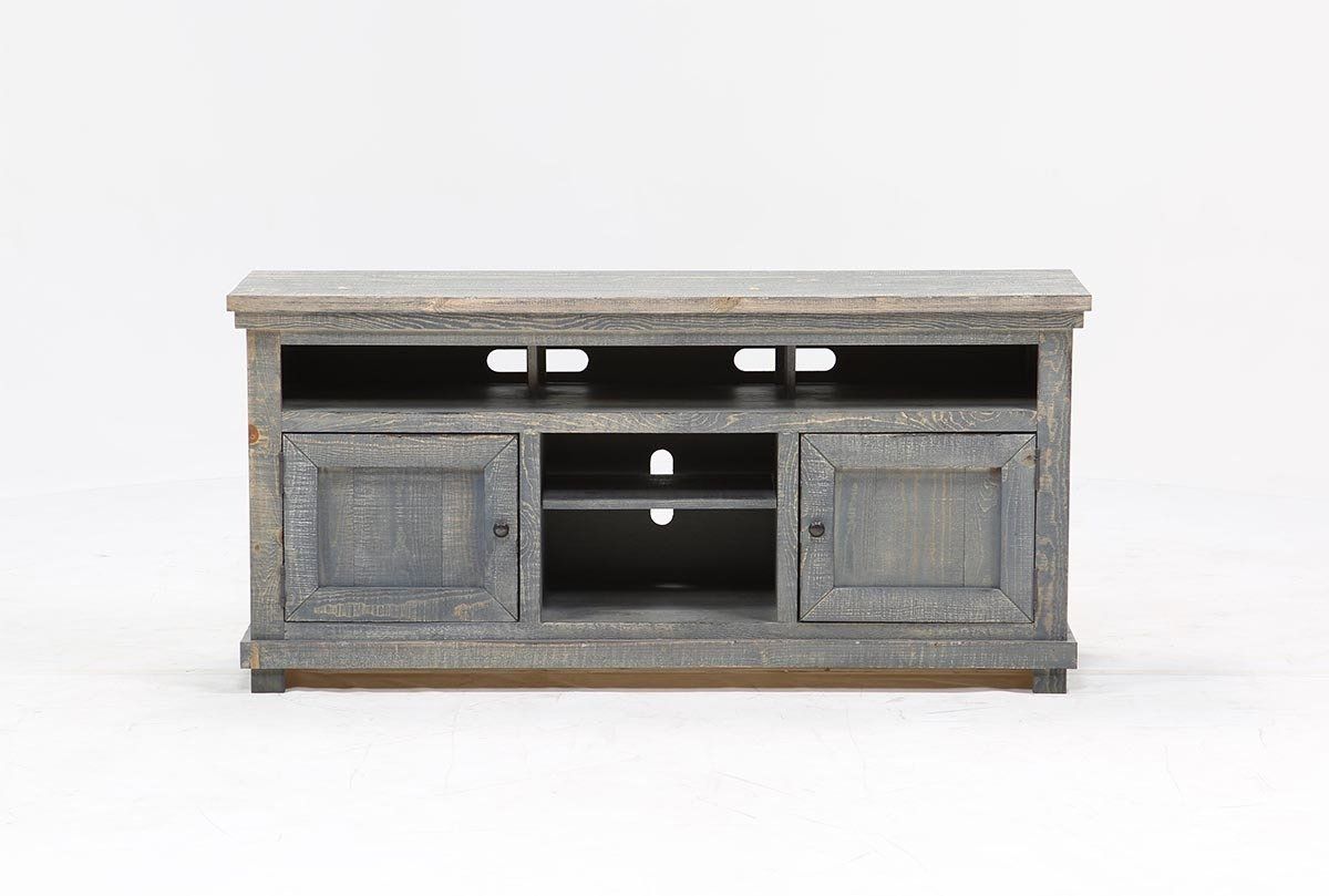 Sinclair Blue 64 Inch Tv Stand | Living Spaces Within Sinclair Blue 64 Inch Tv Stands (Photo 1 of 30)