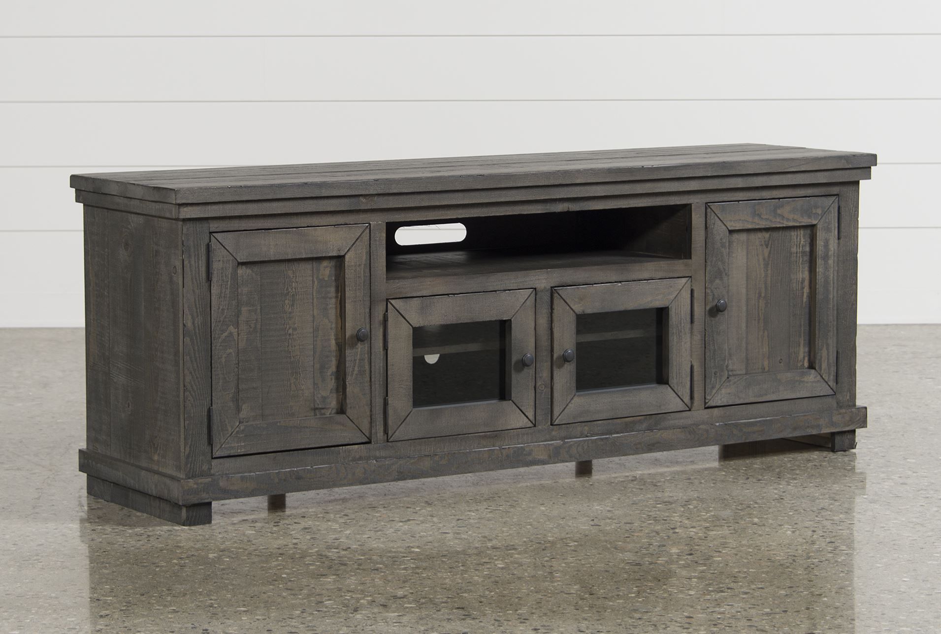 Sinclair Grey 74 Inch Tv Stand In 2018 | Furniture | Pinterest | Tvs Pertaining To Grey Shagreen Media Console Tables (Photo 27 of 30)