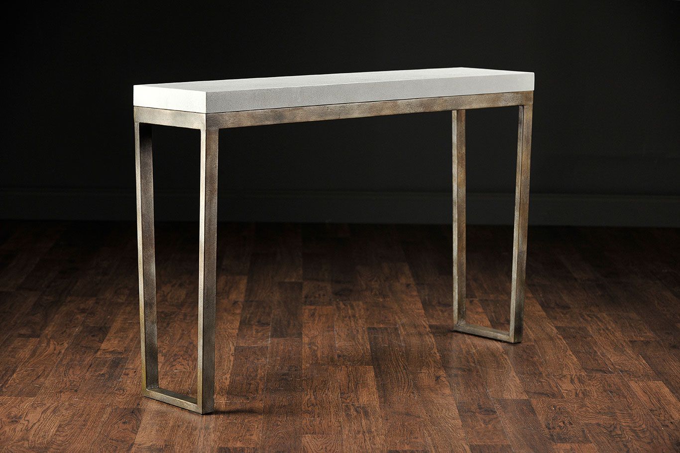 Slim Shagreen Console Table : Console Table – Shagreen Console Table Pertaining To Faux Shagreen Console Tables (View 6 of 30)