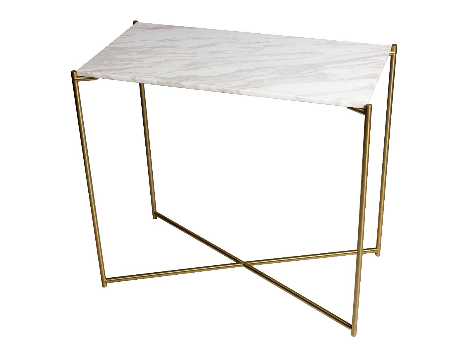 Small Console Table White Marble With Brass Frame | Collection From Inside Frame Console Tables (Photo 30 of 30)